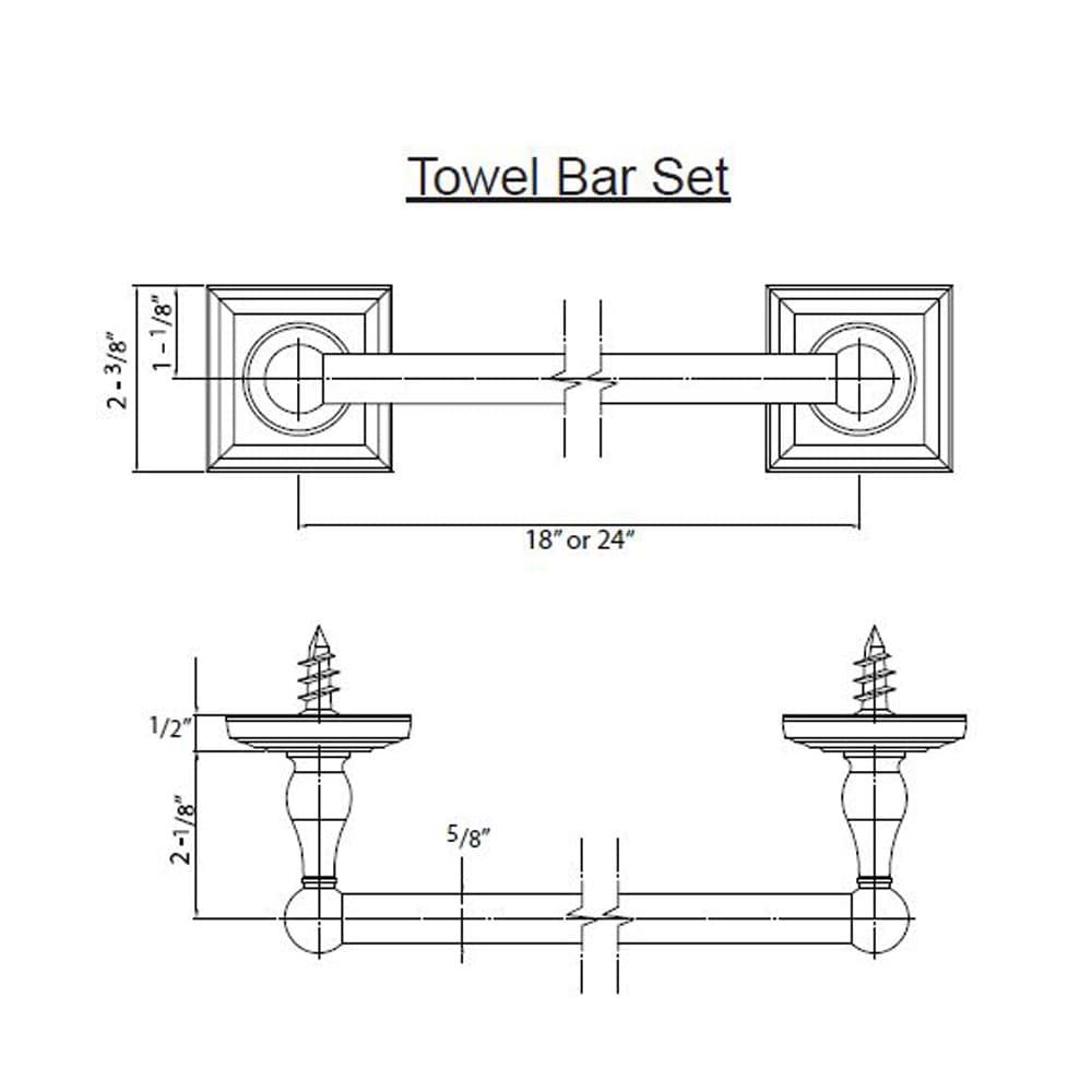 700 Series 1 Wall Towel Bar