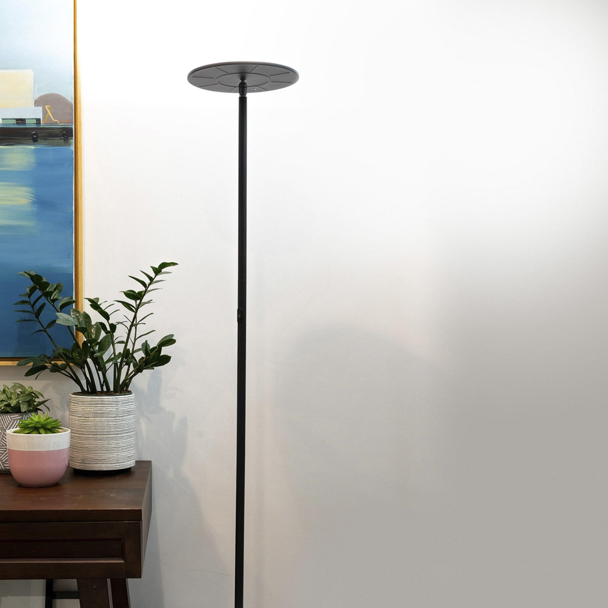 Brightech Sky Industrial 63 in. Dimmable LED Floor Lamp with Adjustable Head