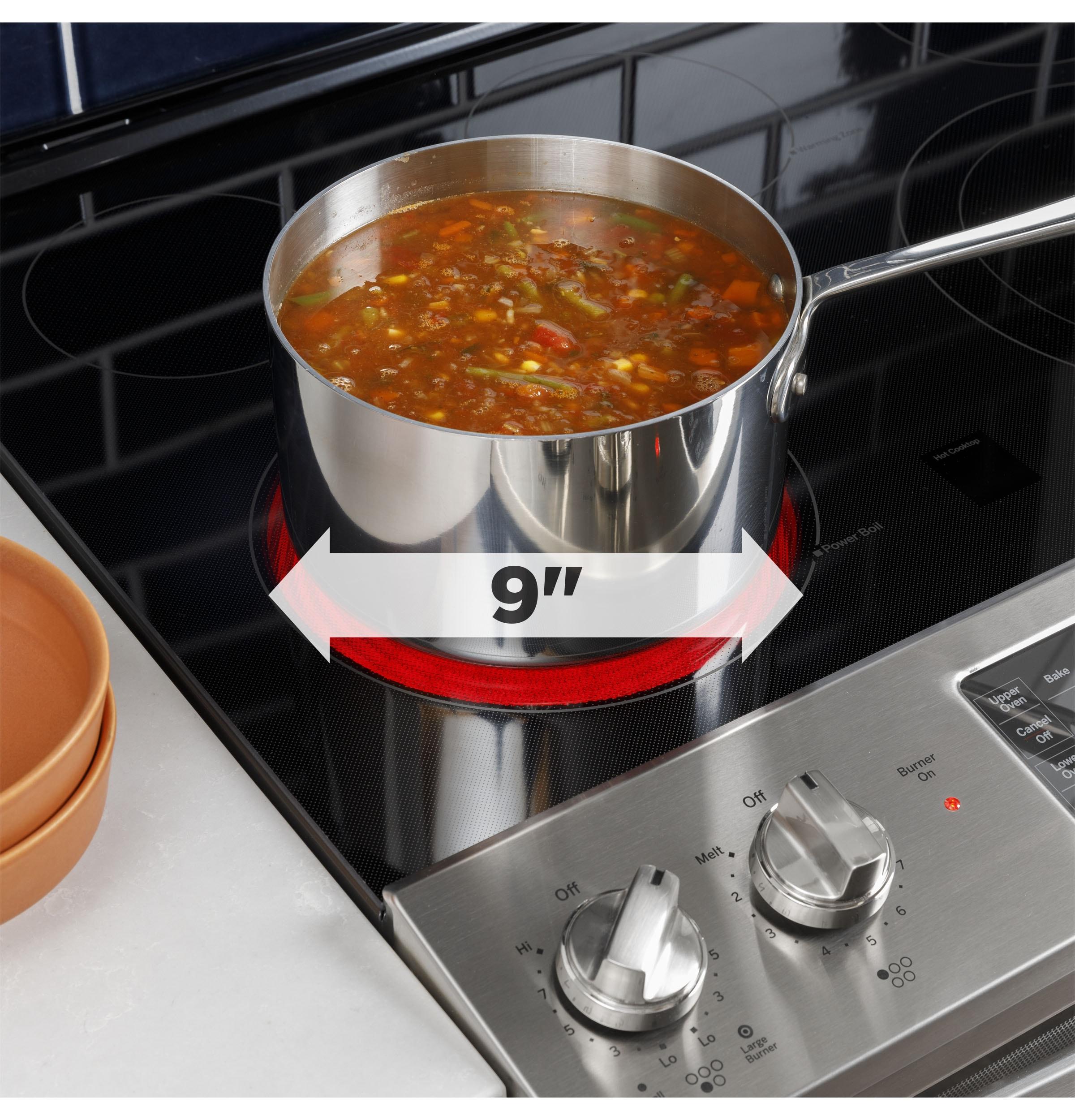 GE Appliances 30 in 66 cu ft Slide In Double Oven Electric Ranges in Stainless Steel