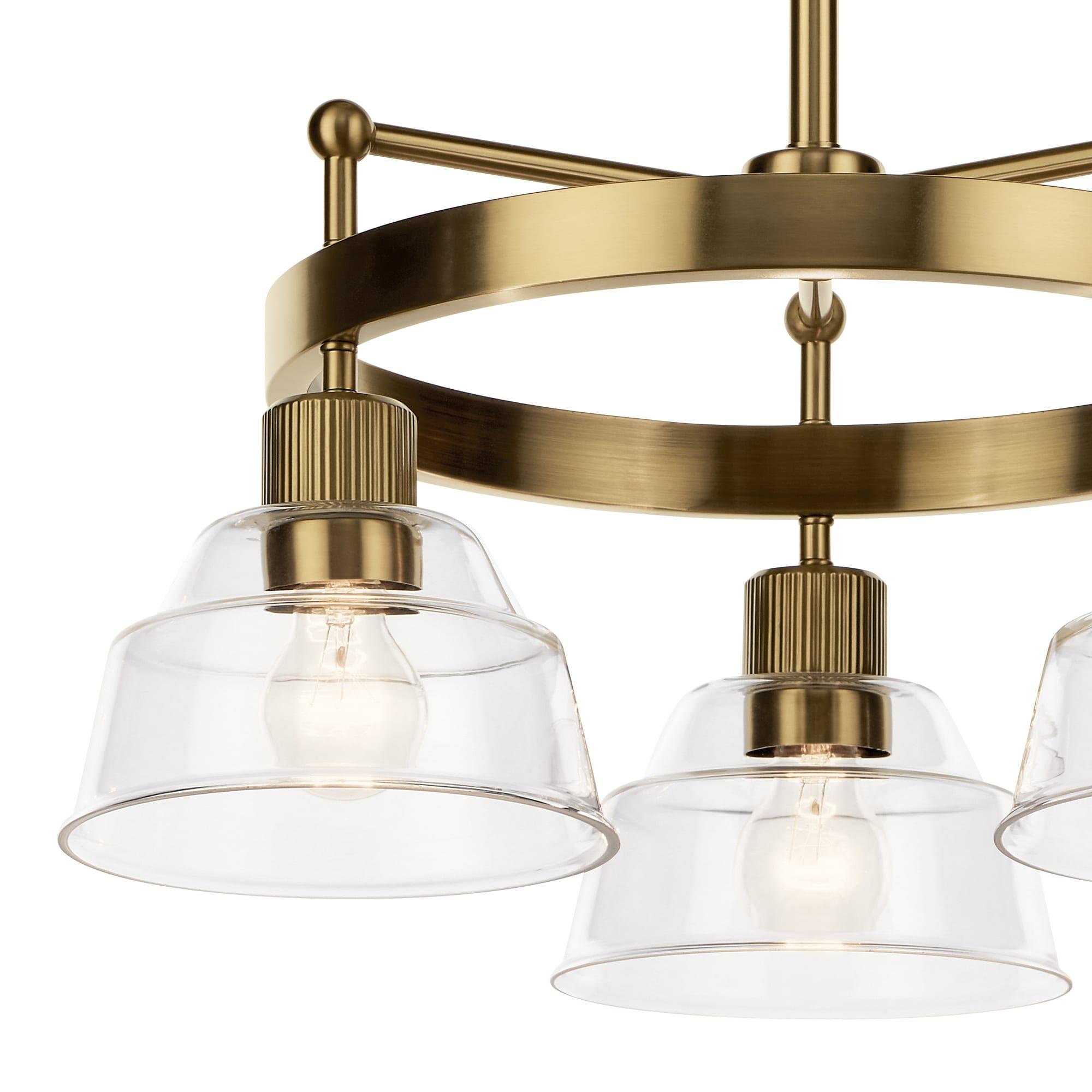Kichler Lighting Eastmont 3 - Light Chandelier in  Brushed Brass
