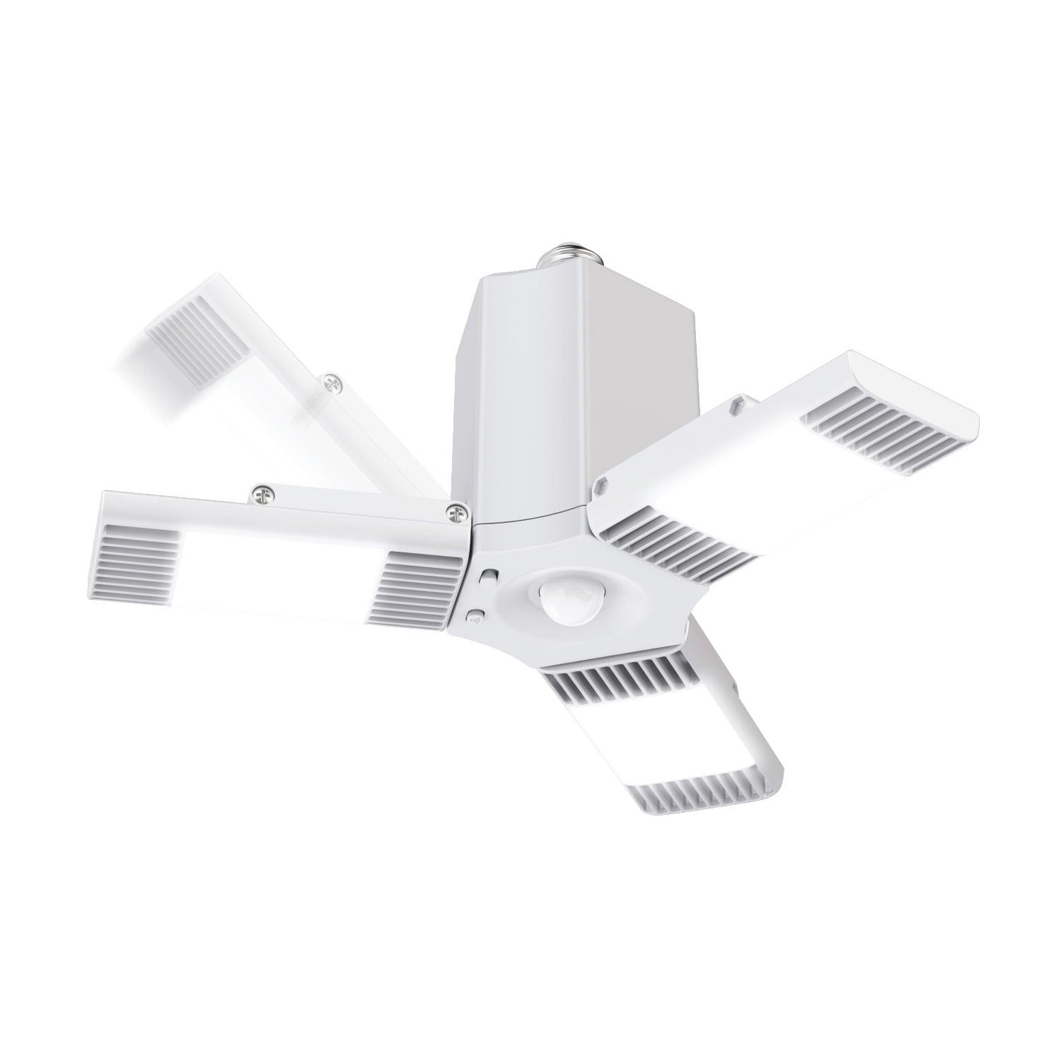 GE Ultra Bright Cool White Utility Light Fixture: LED Garage & Utility Room Light, 8000 Lumens, 80W, Energy Star Certified