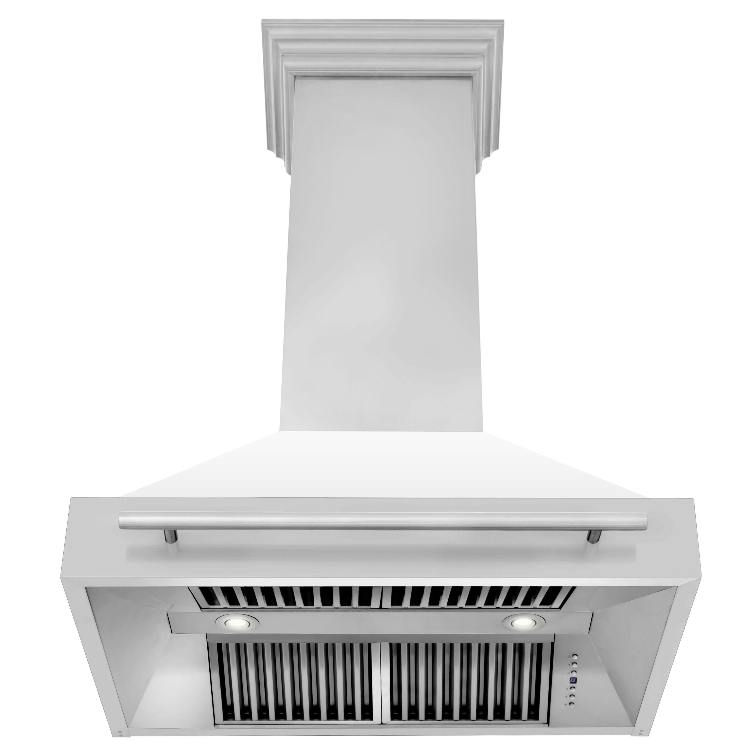 ZLINE 36 in. Stainless Steel Range Hood W/ Stainless Steel Handle