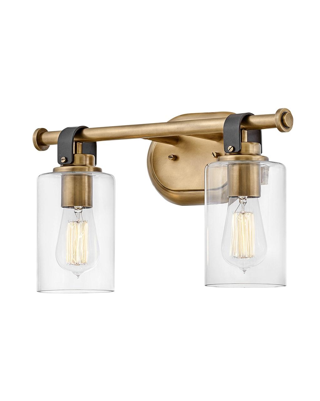 Hinkley Lighting - Two Light Vanity - Halstead - 2 Light Bath Vanity-Heritage