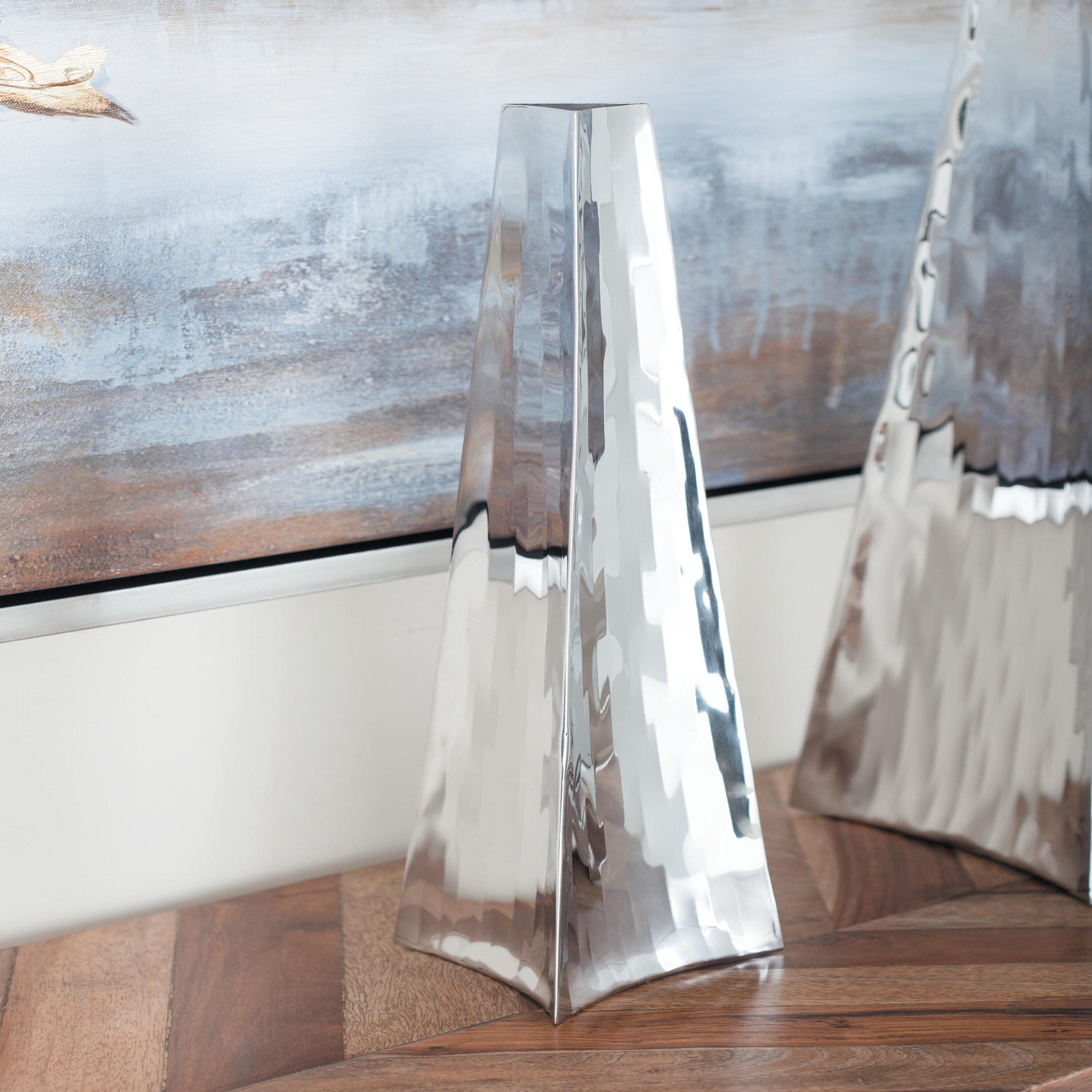 Ousmane Stainless Steel Floor Vase