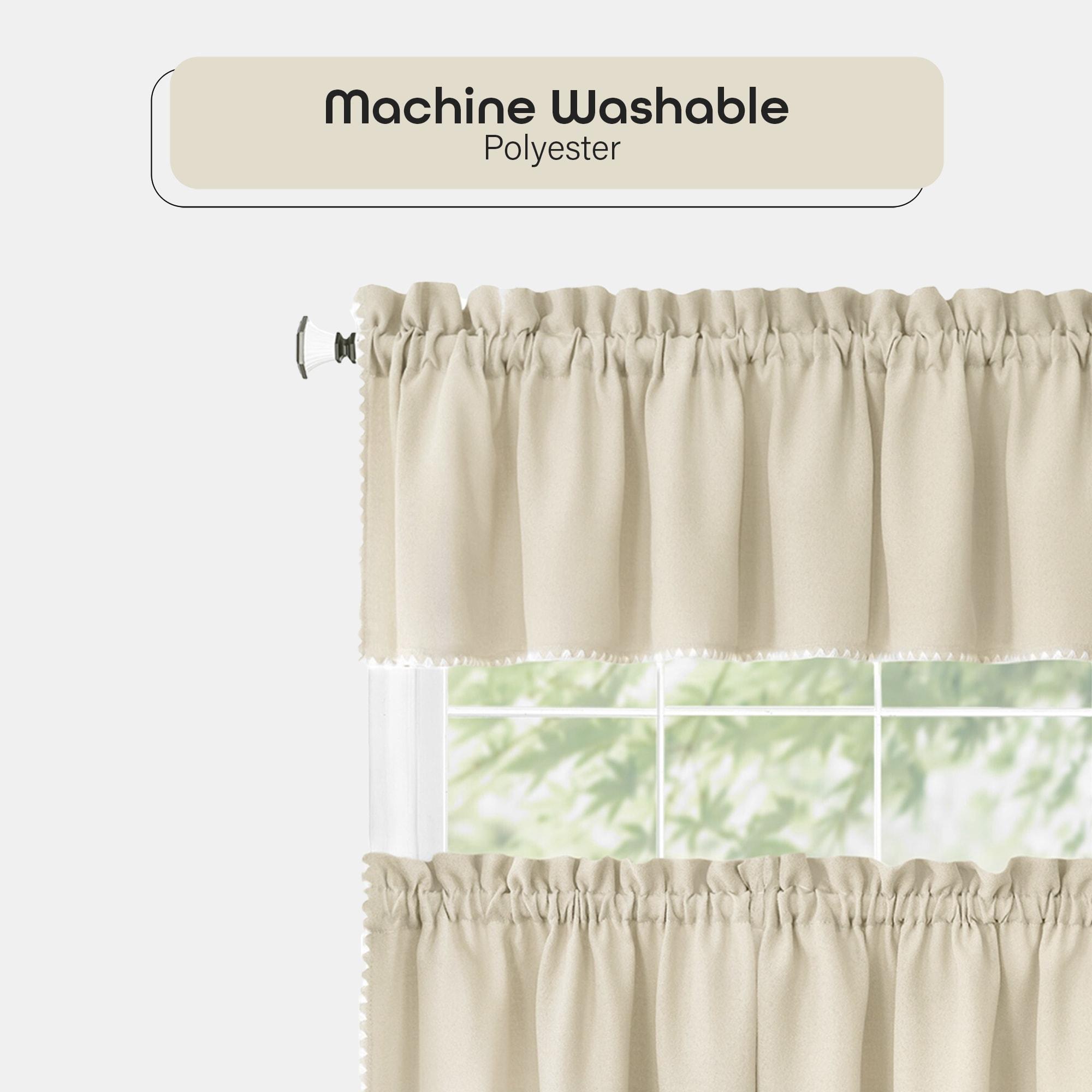 Achim Importing Co Tailored 58'' W Kitchen Curtain