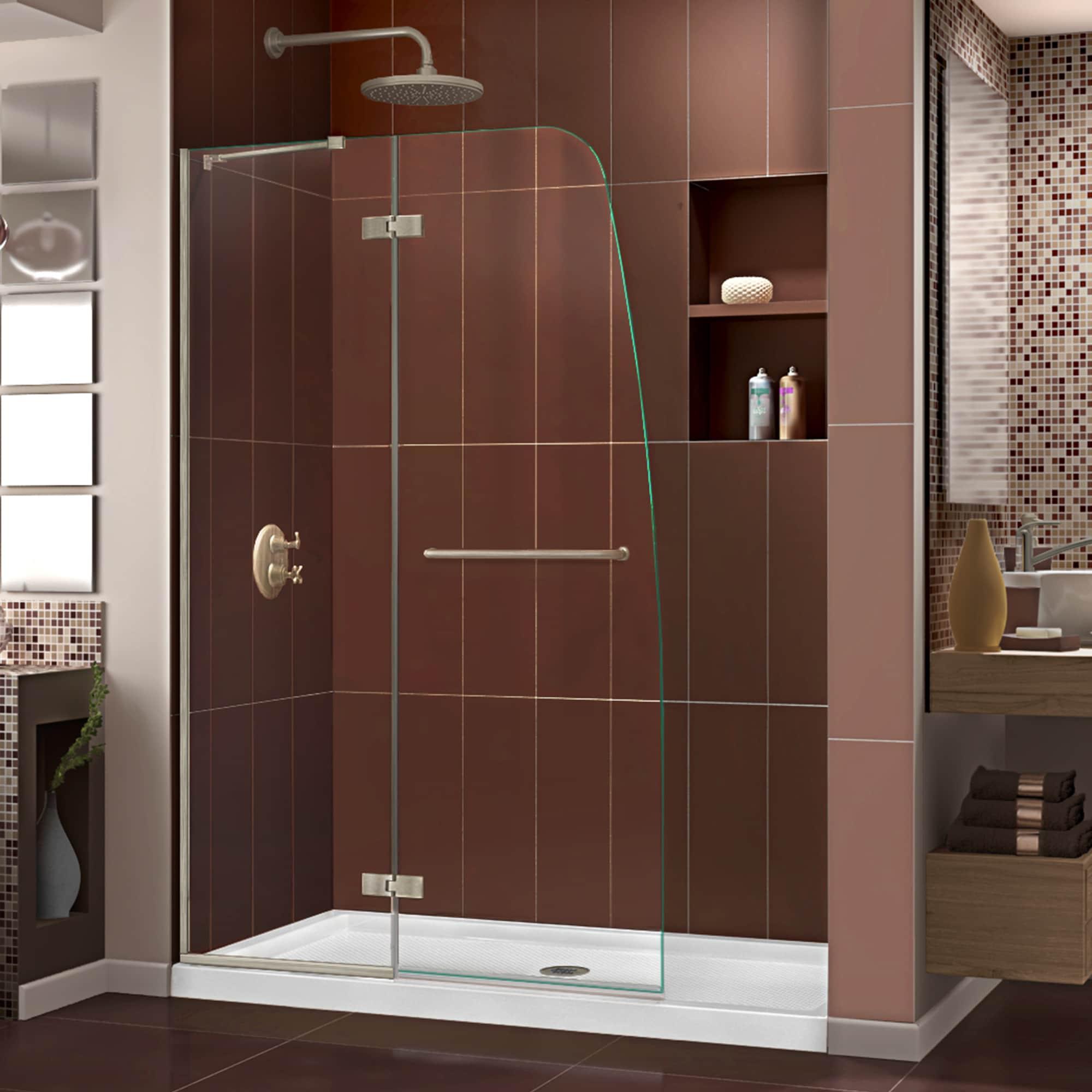 DreamLine Aqua Ultra 74.75" H Frameless Shower Enclosure DL-6522C-04CL