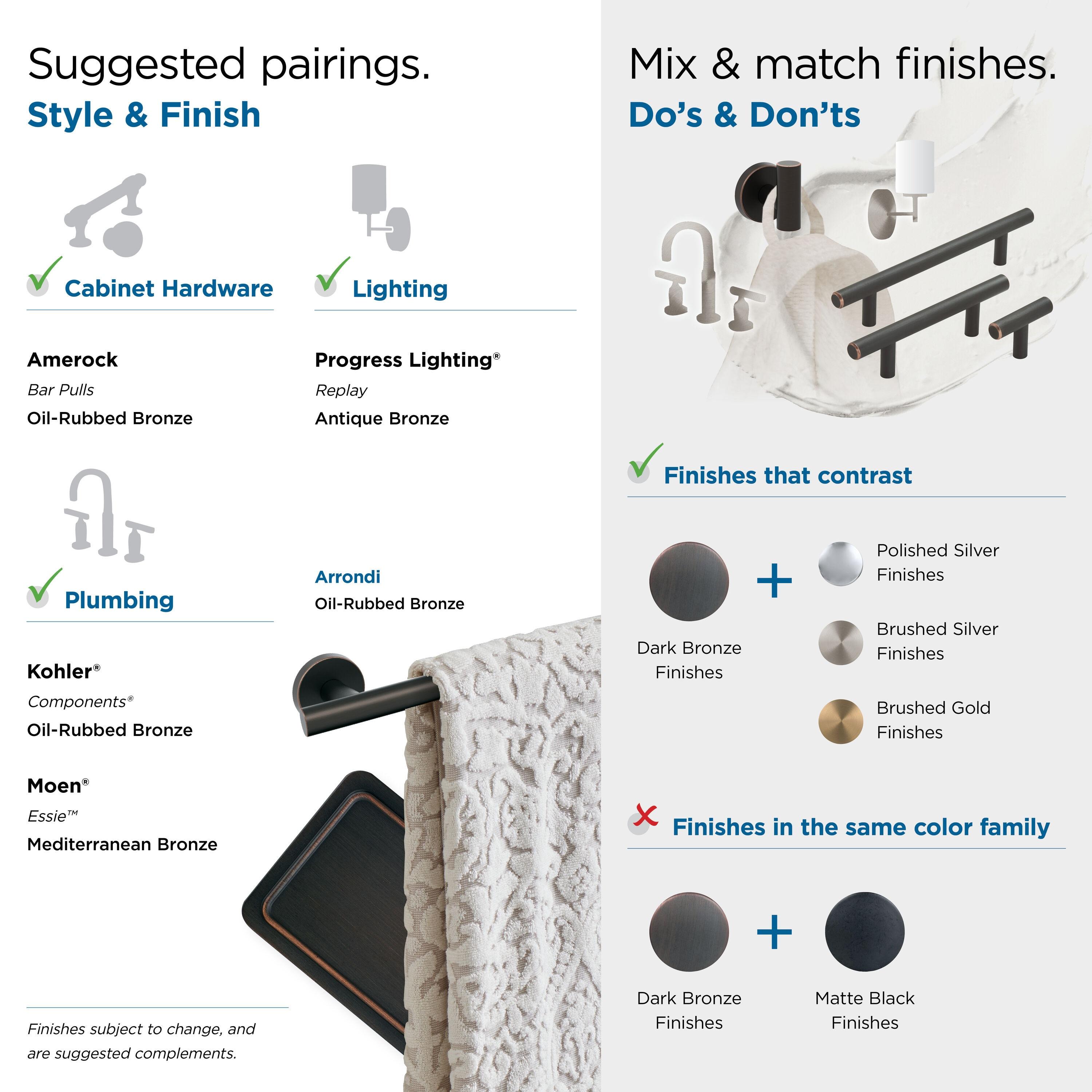 Arrondi™ 27" Wall Mounted Towel Bar