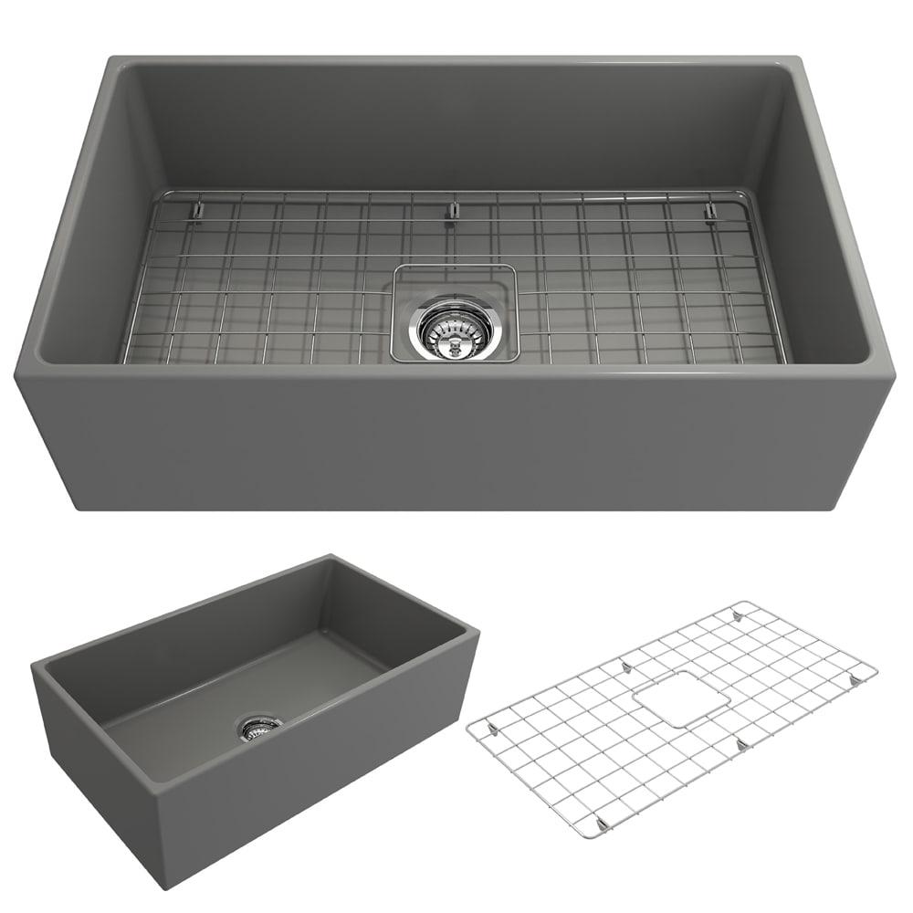 33'' L Farmhouse / Apron Fireclay Kitchen Sink