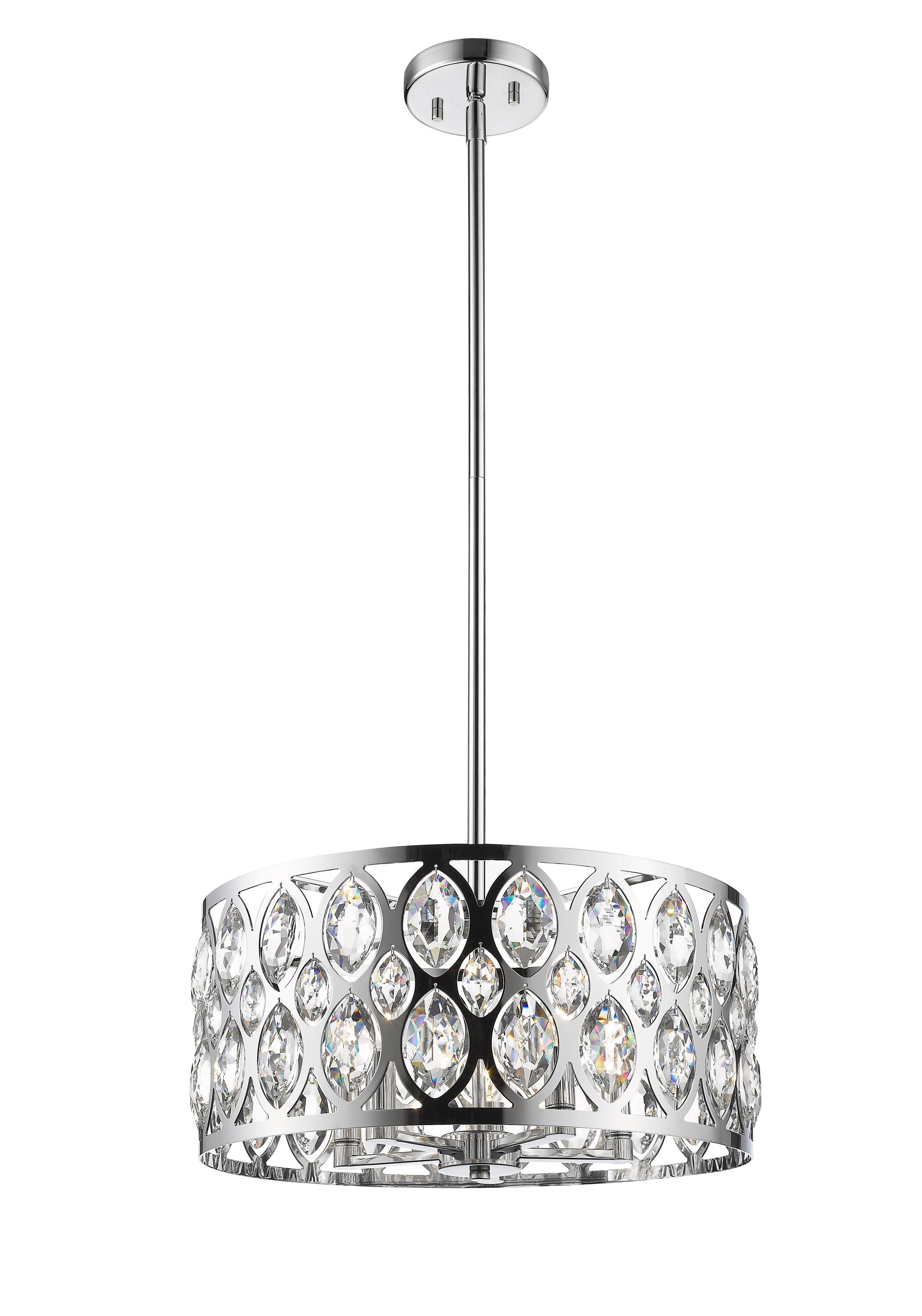 Z-Lite Dealey 5 - Light Chandelier in  Chrome