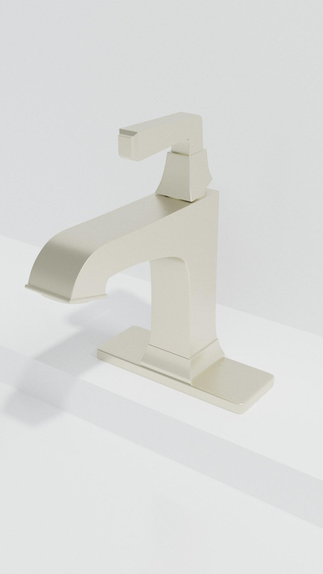 Town Square S Single-Hole Single-handle Bathroom Faucet with Drain Assembly