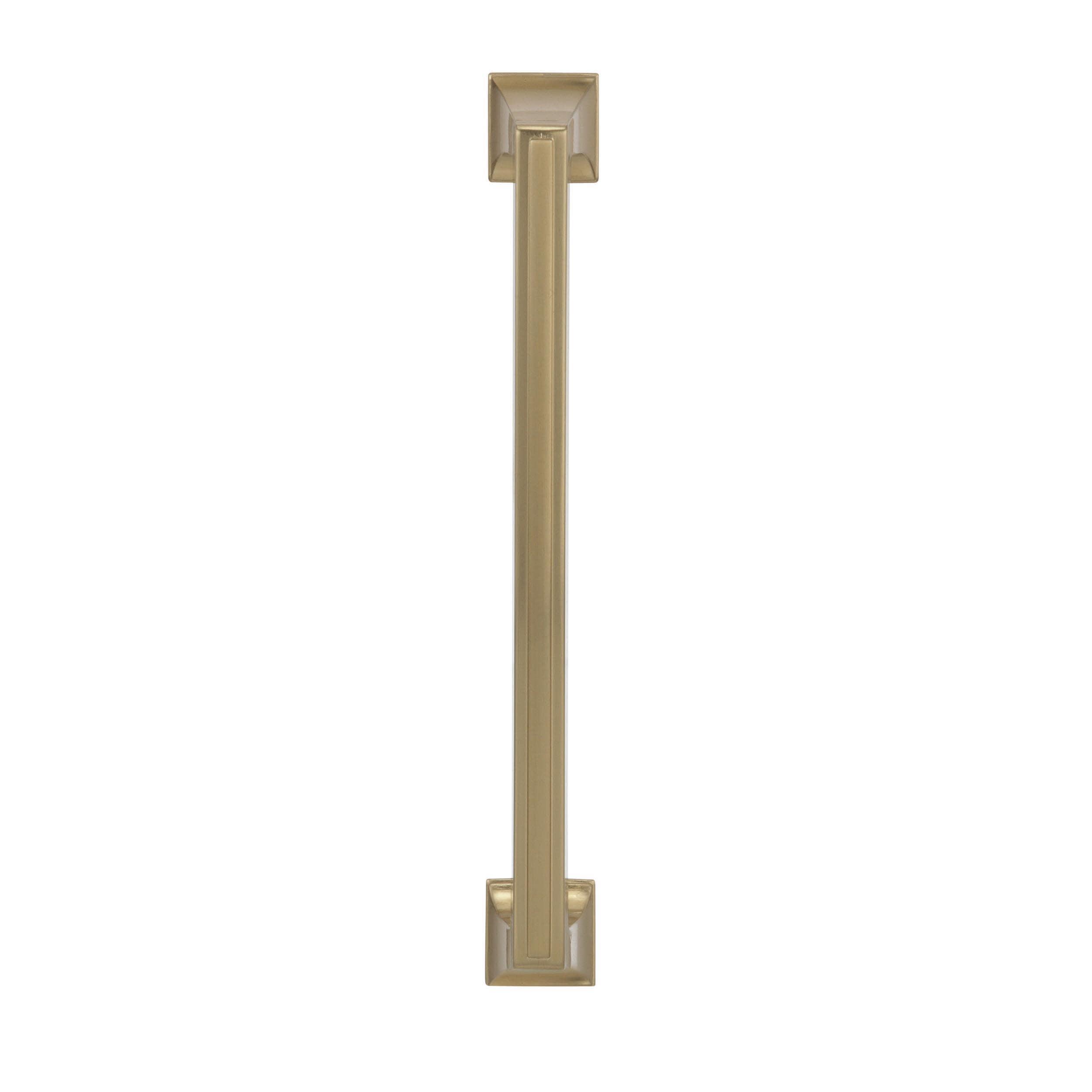 Amerock Mulholland 6-5/16 inch (160mm) Center-to-Center Golden Champagne Cabinet Pull