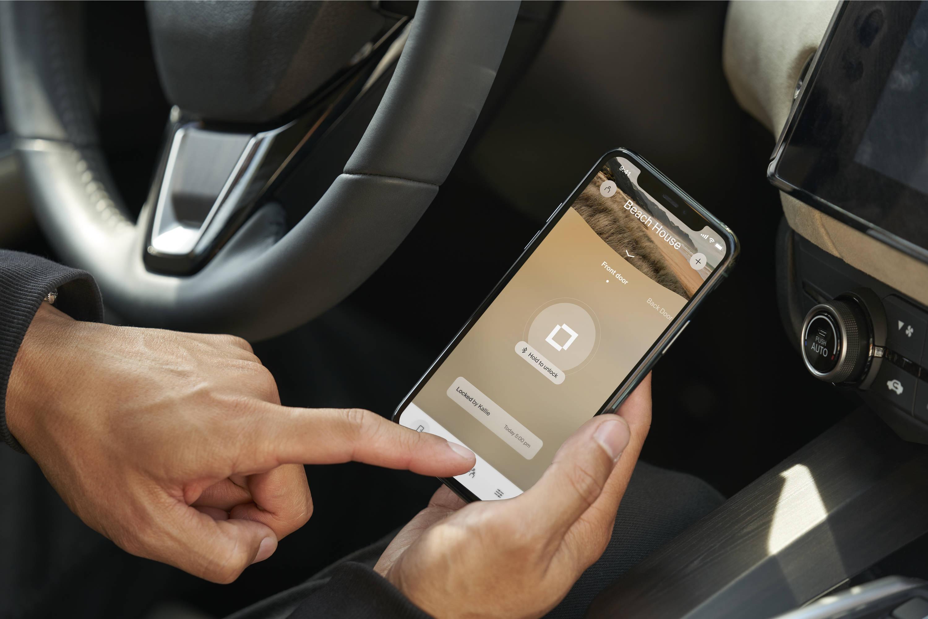 Level Lock Smart Lock, Keyless Entry, Smartphone Access, Bluetooth Enabled, Works with Apple HomeKit - Matte Black