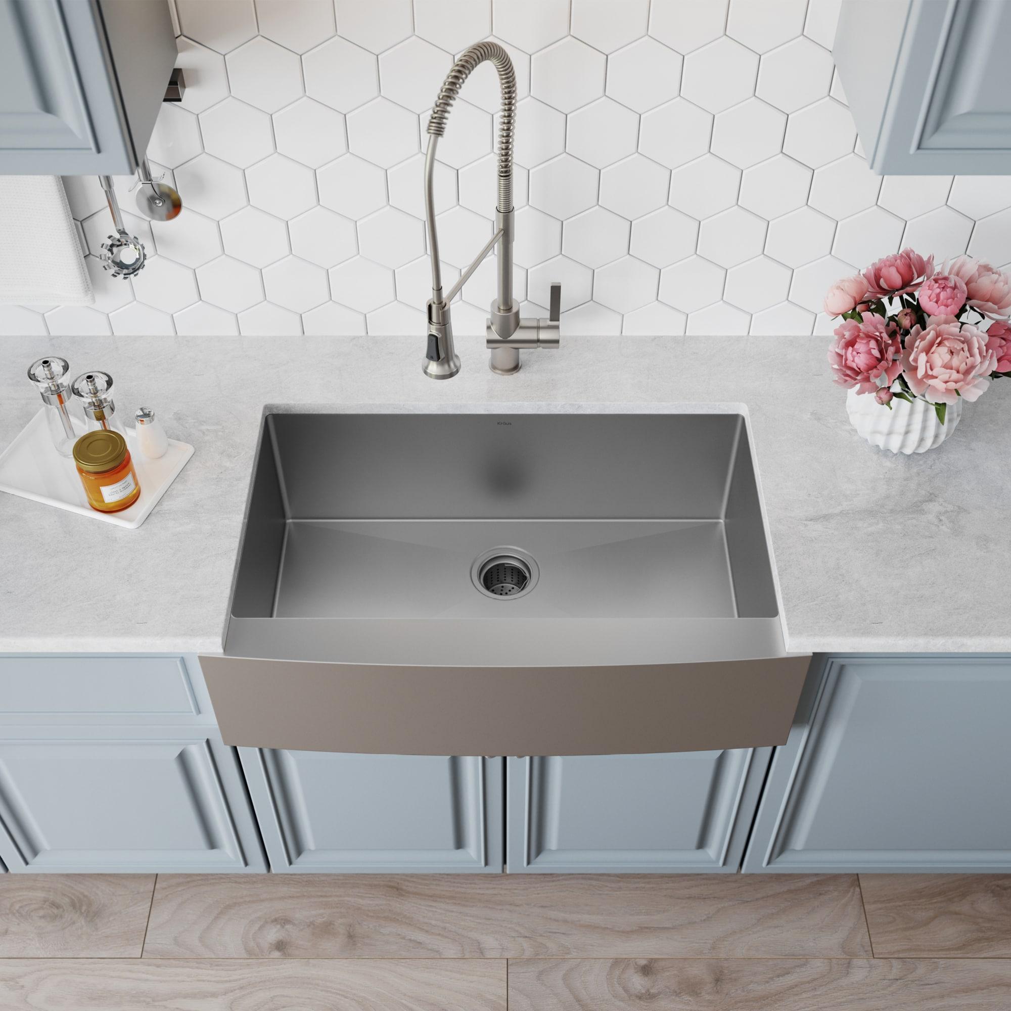 Farmhouse Single Bowl Stainless Steel Kitchen Sink