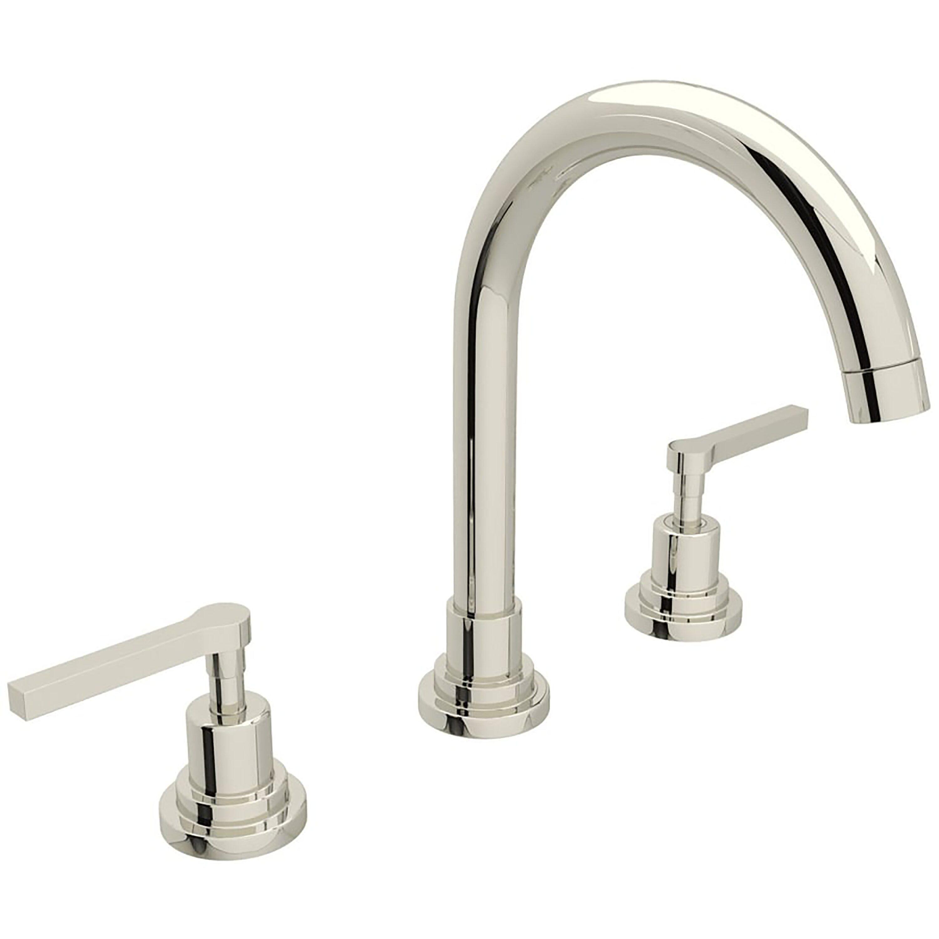 Lombardia Widespread Lavatory Faucet With C-Spout