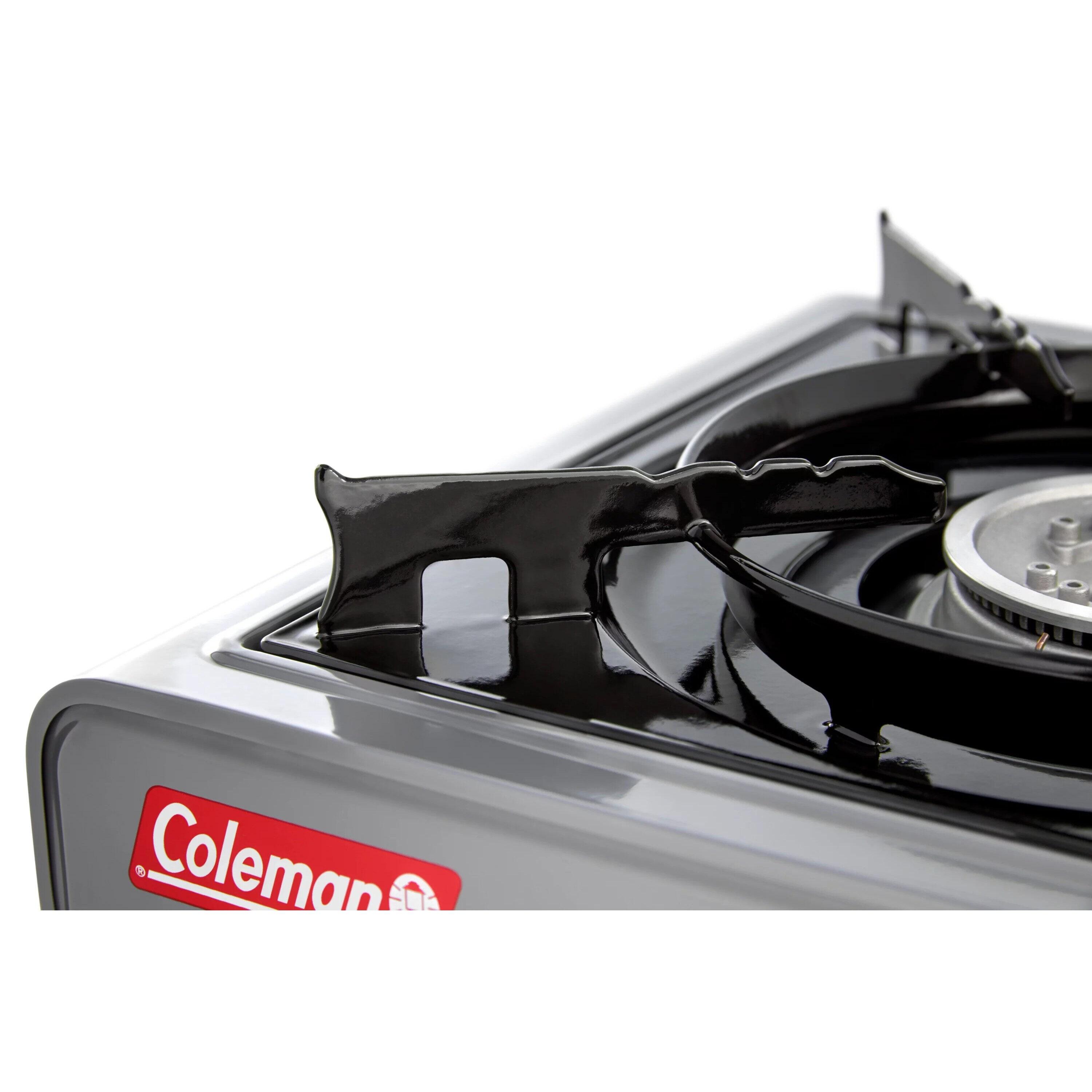 Coleman Tabletop Portable Butane Gas Camping Stove, 1 Burner, Gray
