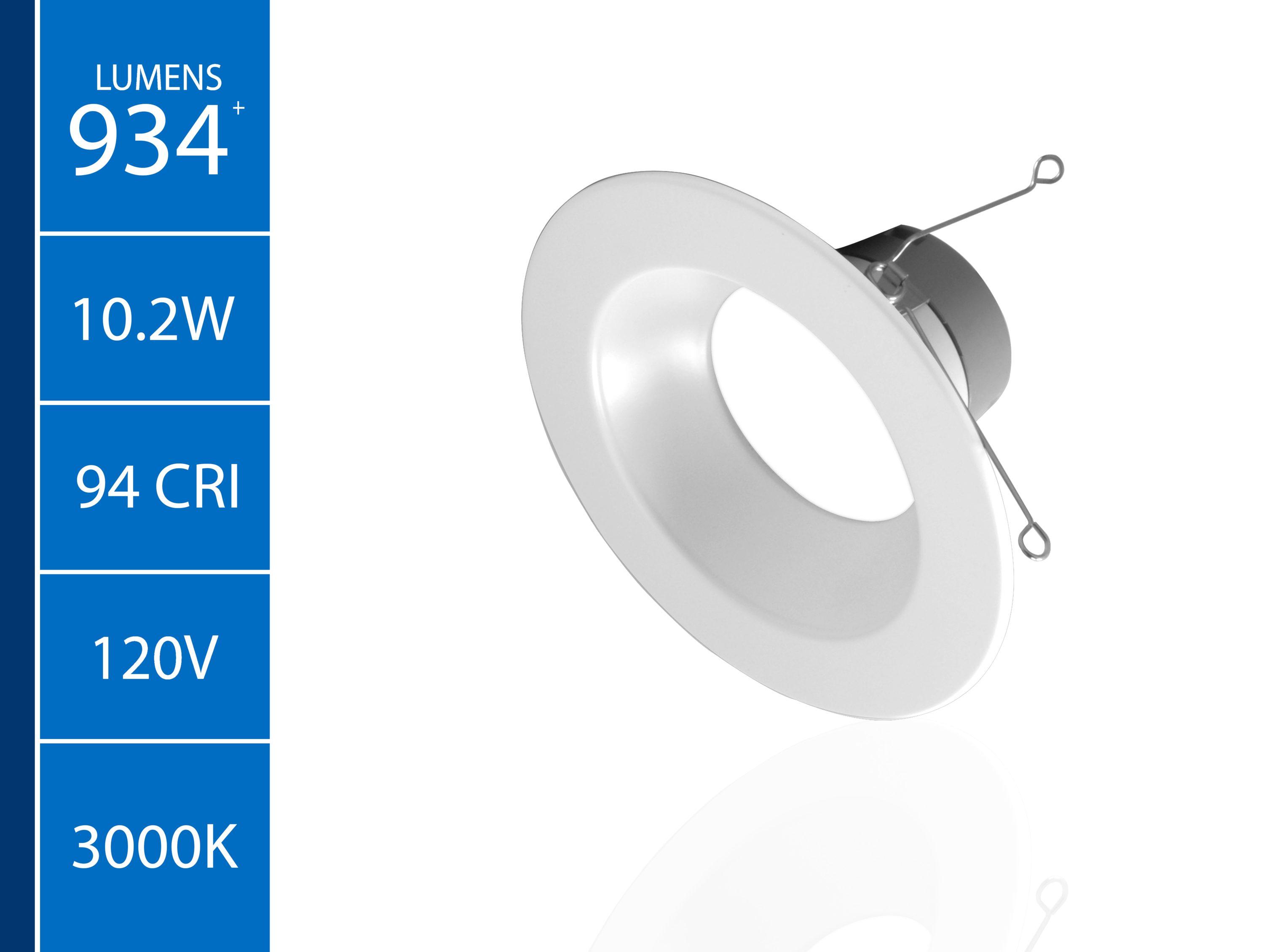 6'' Dimmable Air-Tight LED Retrofit Recessed Lighting Kit