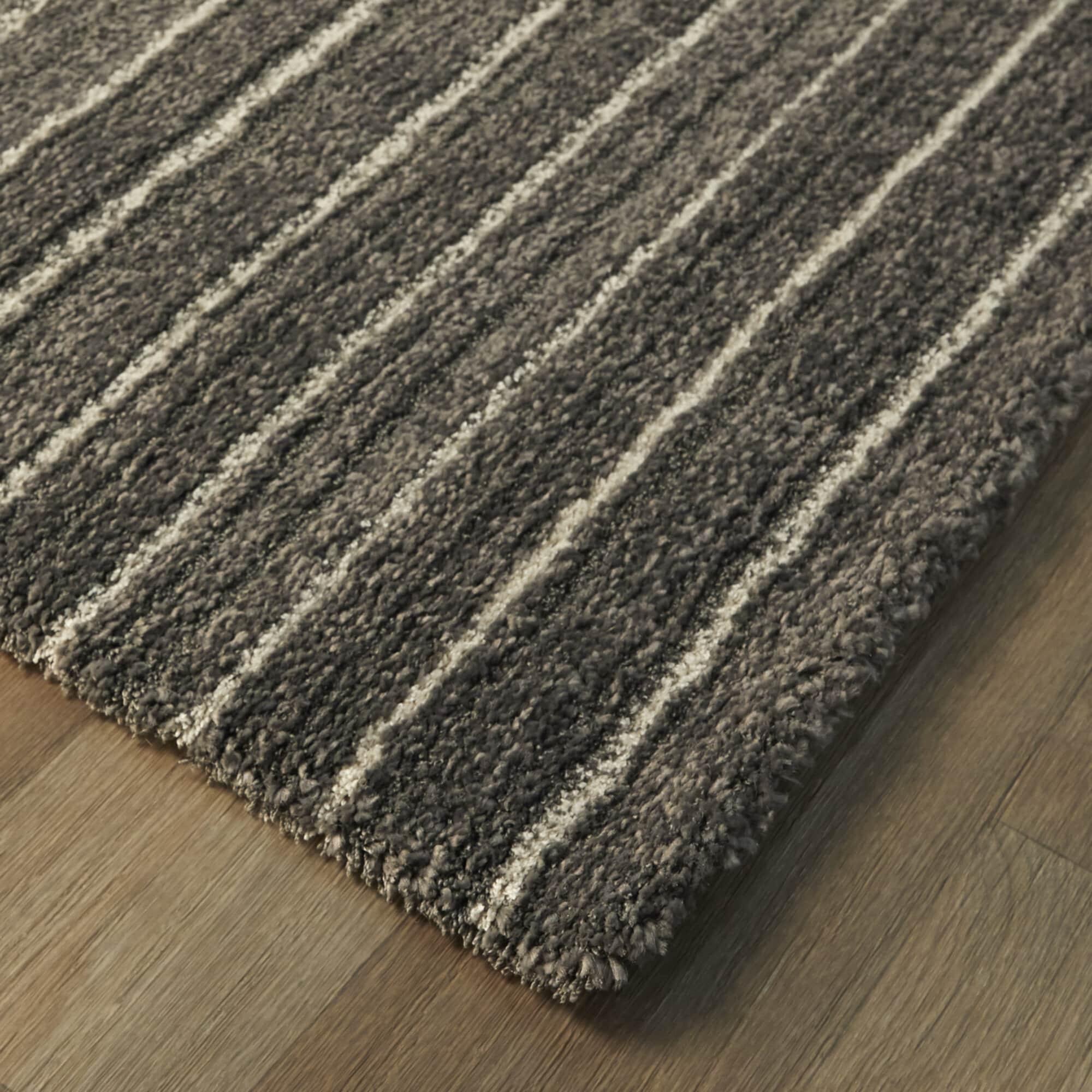 Balta Carmody Modern Geometric Art Deco Area Rug Charcoal 2'2" x 7' 4' x 6', 8' Runner Beige, Black, Grey