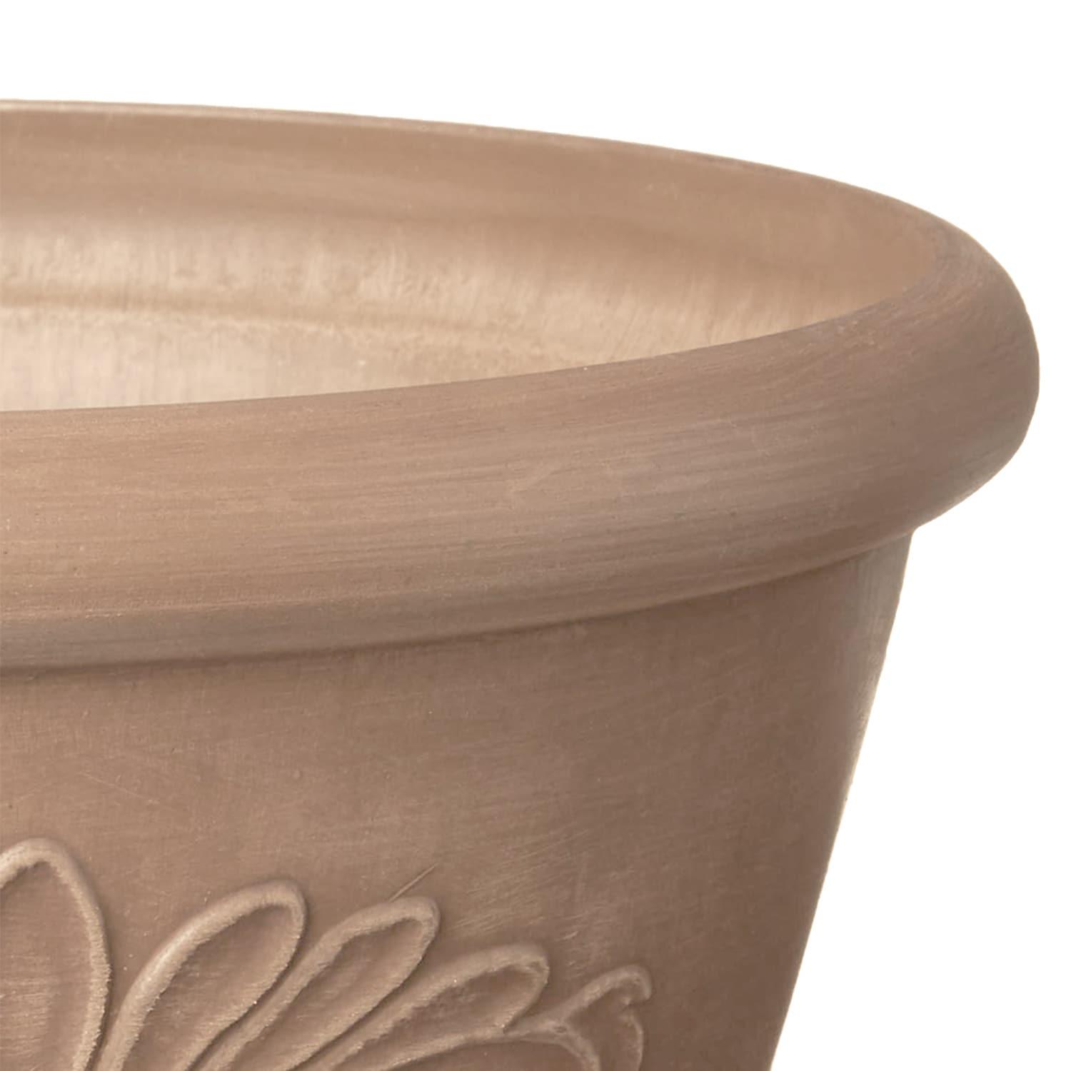 Arcadia Garden Products 10x3.5" PSW Bulb Pan, Taupe