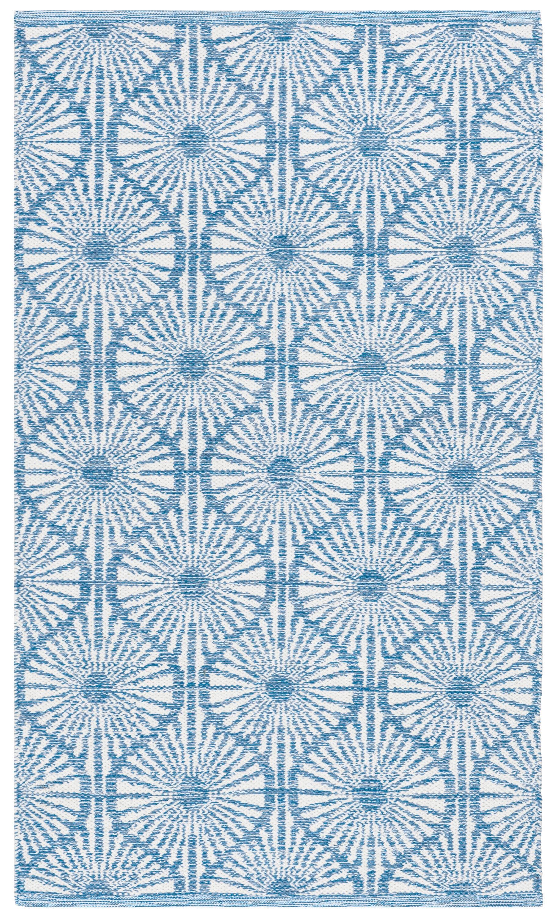 Montauk MTK606 Hand Woven Indoor Accent Rug - Blue/Ivory - 3'x5' - Safavieh