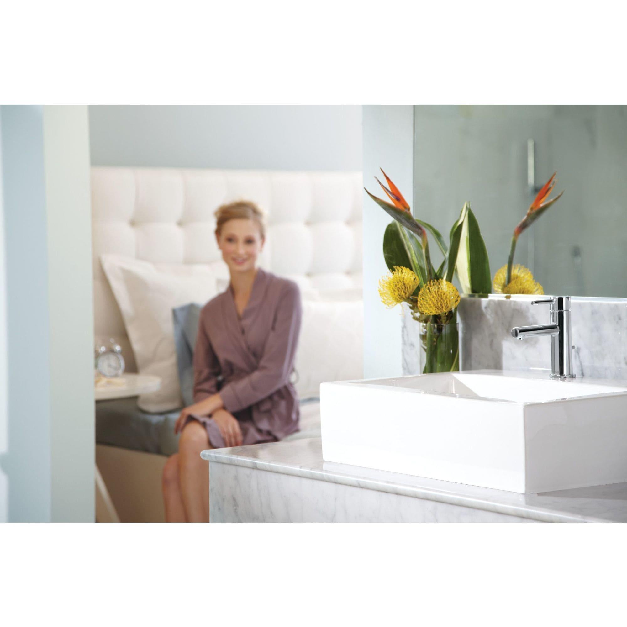 Align Single Hole Bathroom Faucet with Drain Assembly
