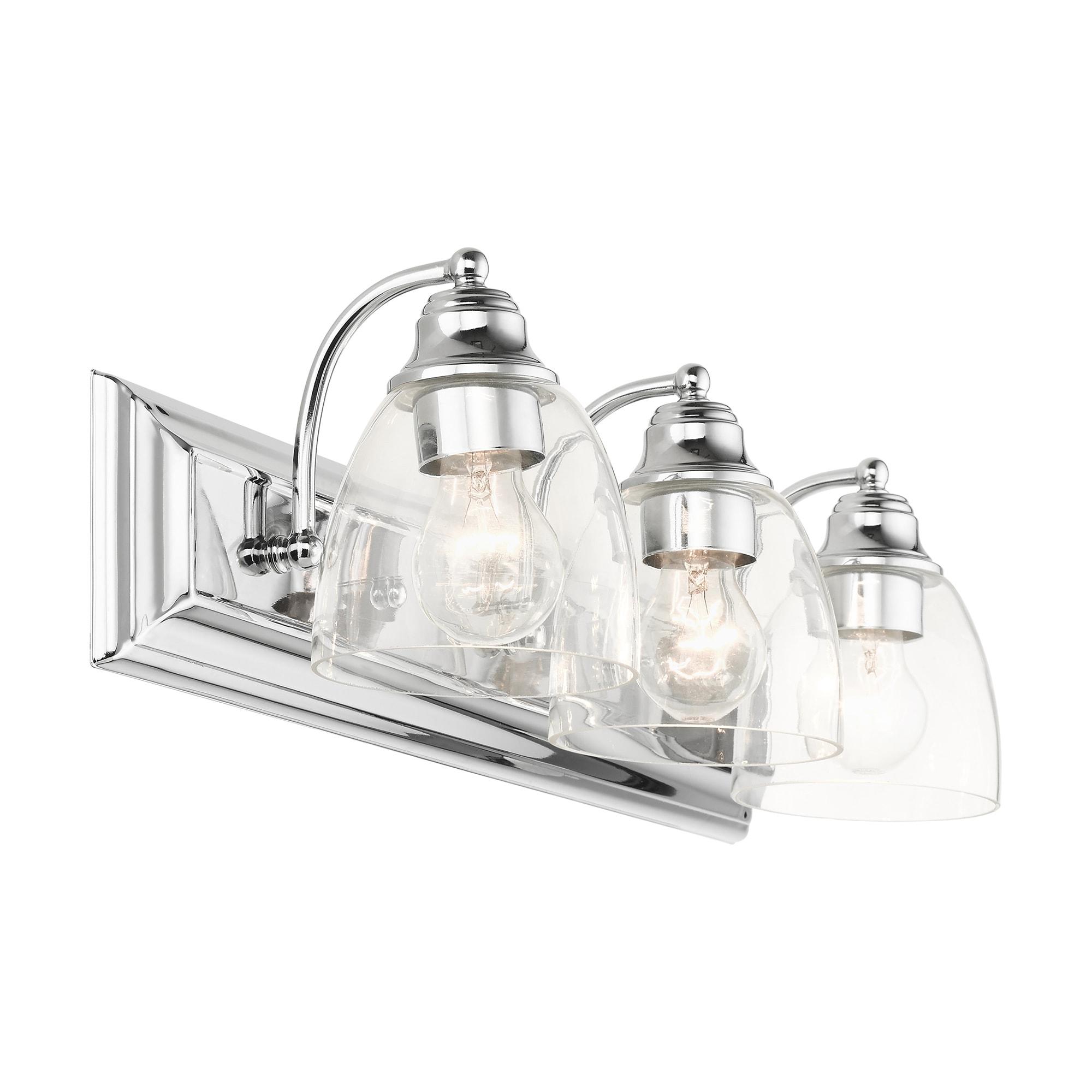 Livex Lighting Birmingham 3 - Light Vanity in  Polished Chrome