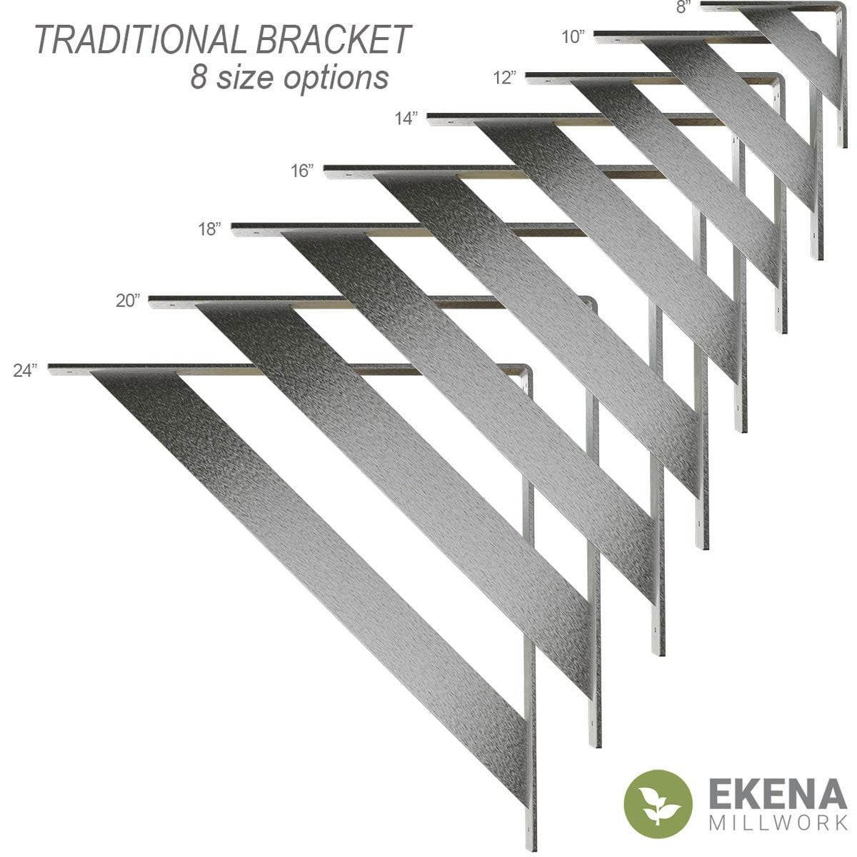 Ekena Millwork Traditional Steel Bracket