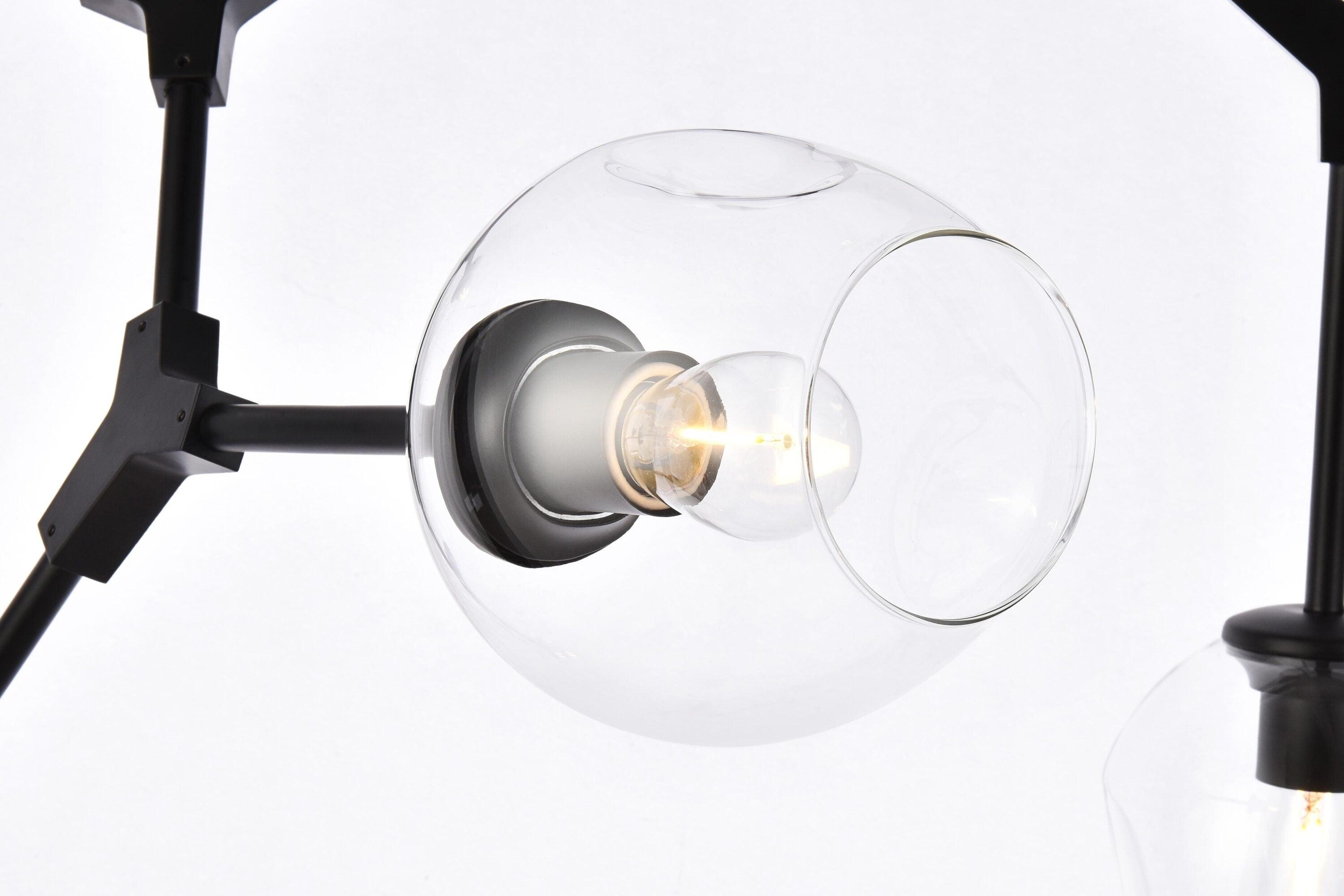 Elegant Lighting Cavoli 11 - Light Chandelier in  Black