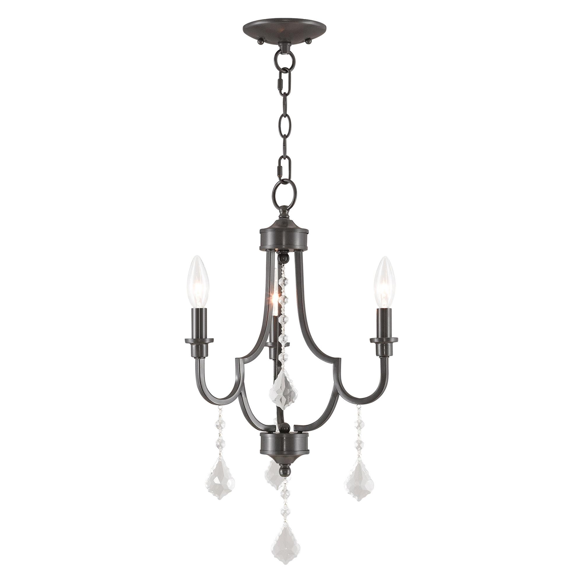Livex Lighting Glendale 3 - Light Chandelier in  English Bronze