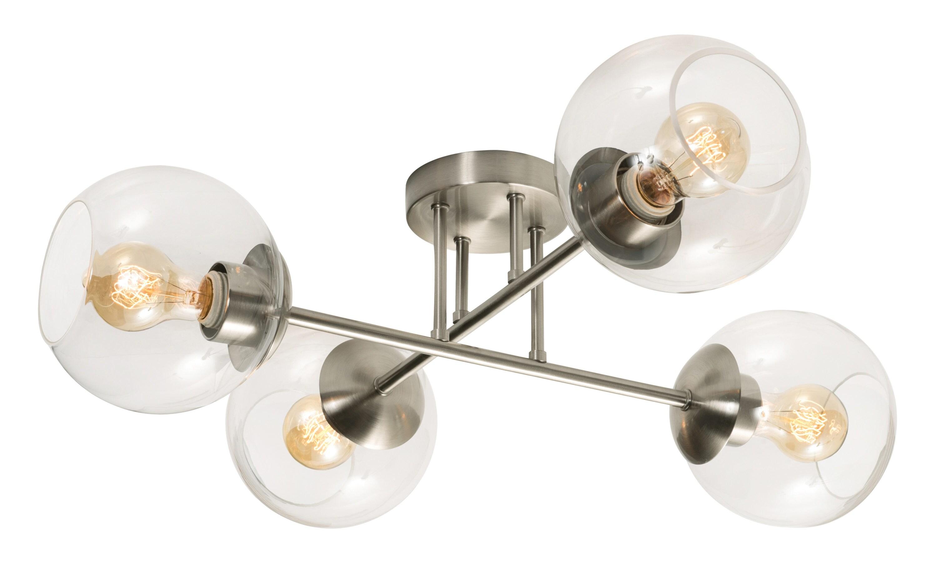 AFX - Jamie 4- Light Ceiling Semi Flush in Contemporary-Modern-Transitional