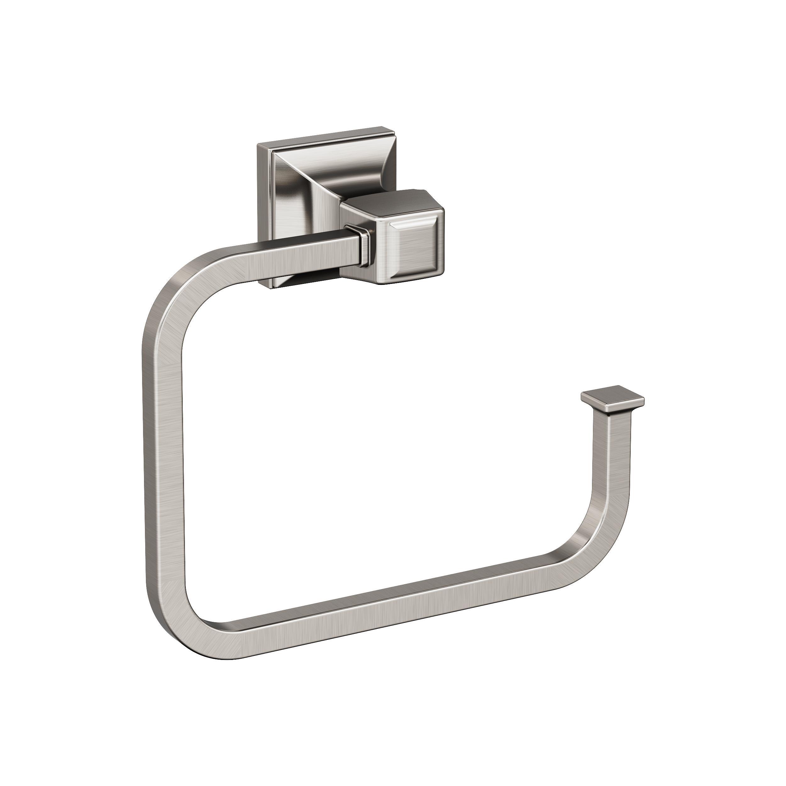 Amerock Mulholland Brushed Nickel Open Towel Ring