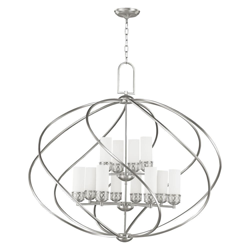 Livex Lighting Westfield Foyer Chandelier in Brushed Nickel