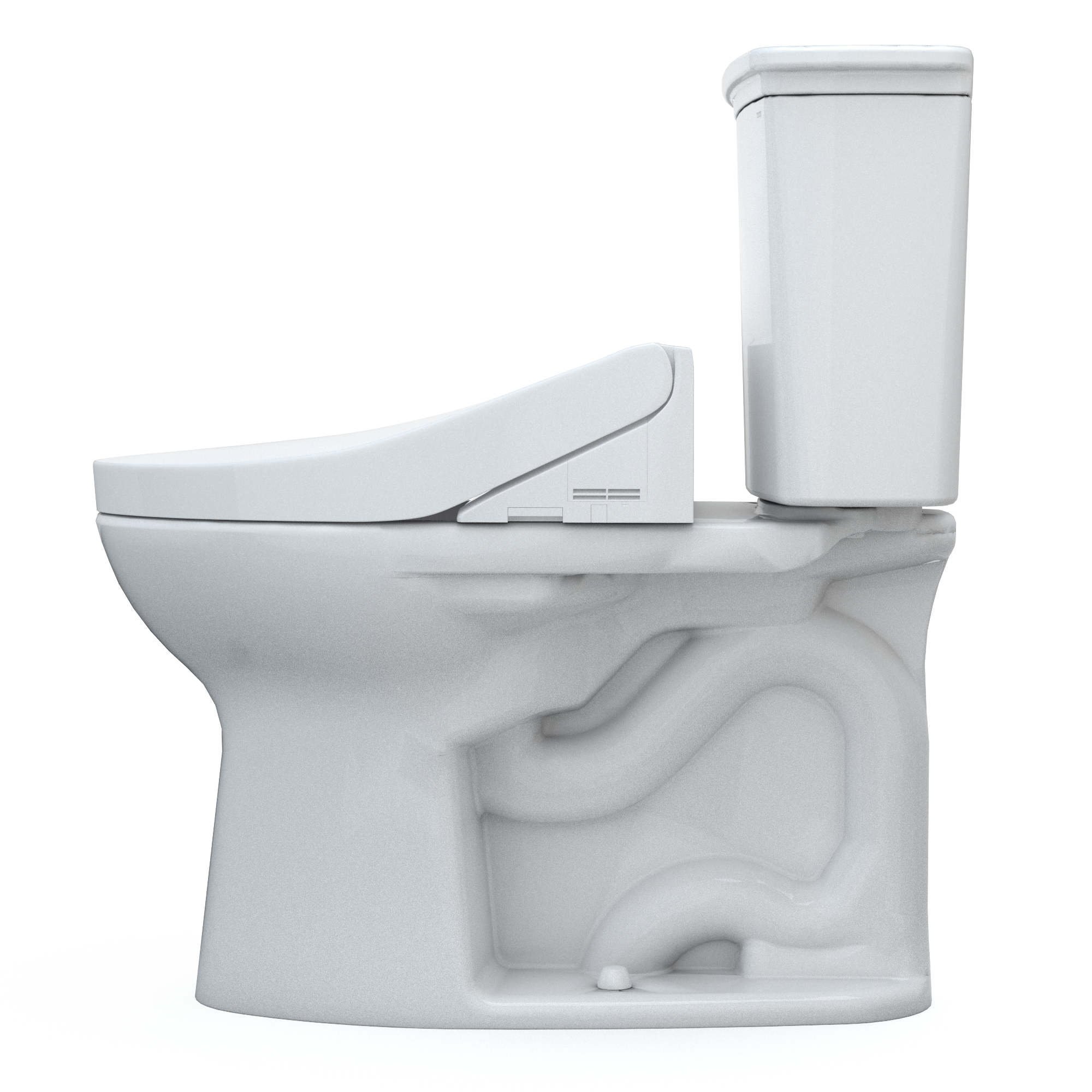 Drake® 1.28 GPF (Water Efficient) Elongated Two-Piece Toilet with Tornado Flush (Seat Included)