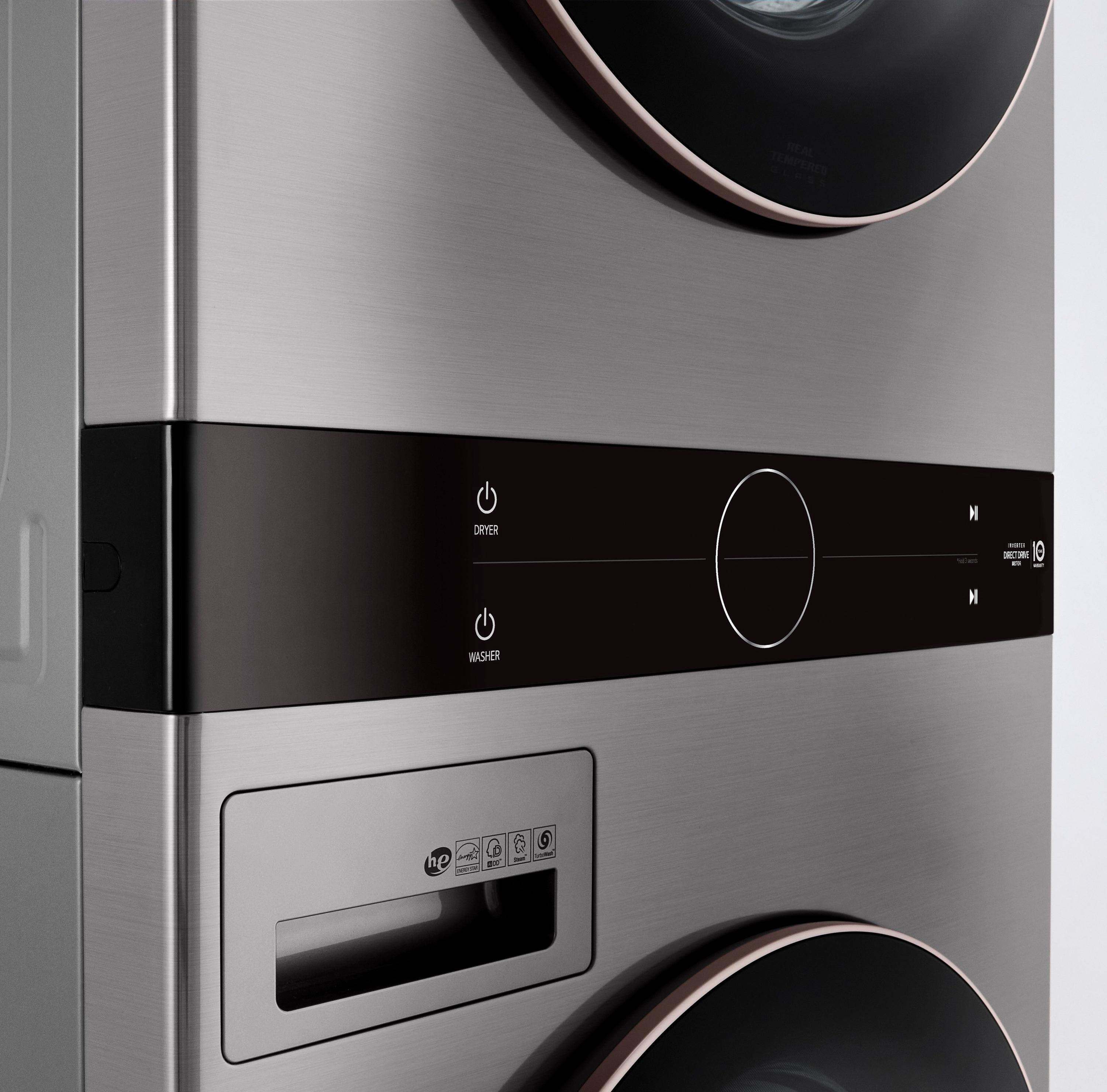 LG LG Single Unit Front Load WashTower with Center Control Washer and 7.4 cu. ft. Electric Dryer, 4.5 cu. ft. WKE100HVA