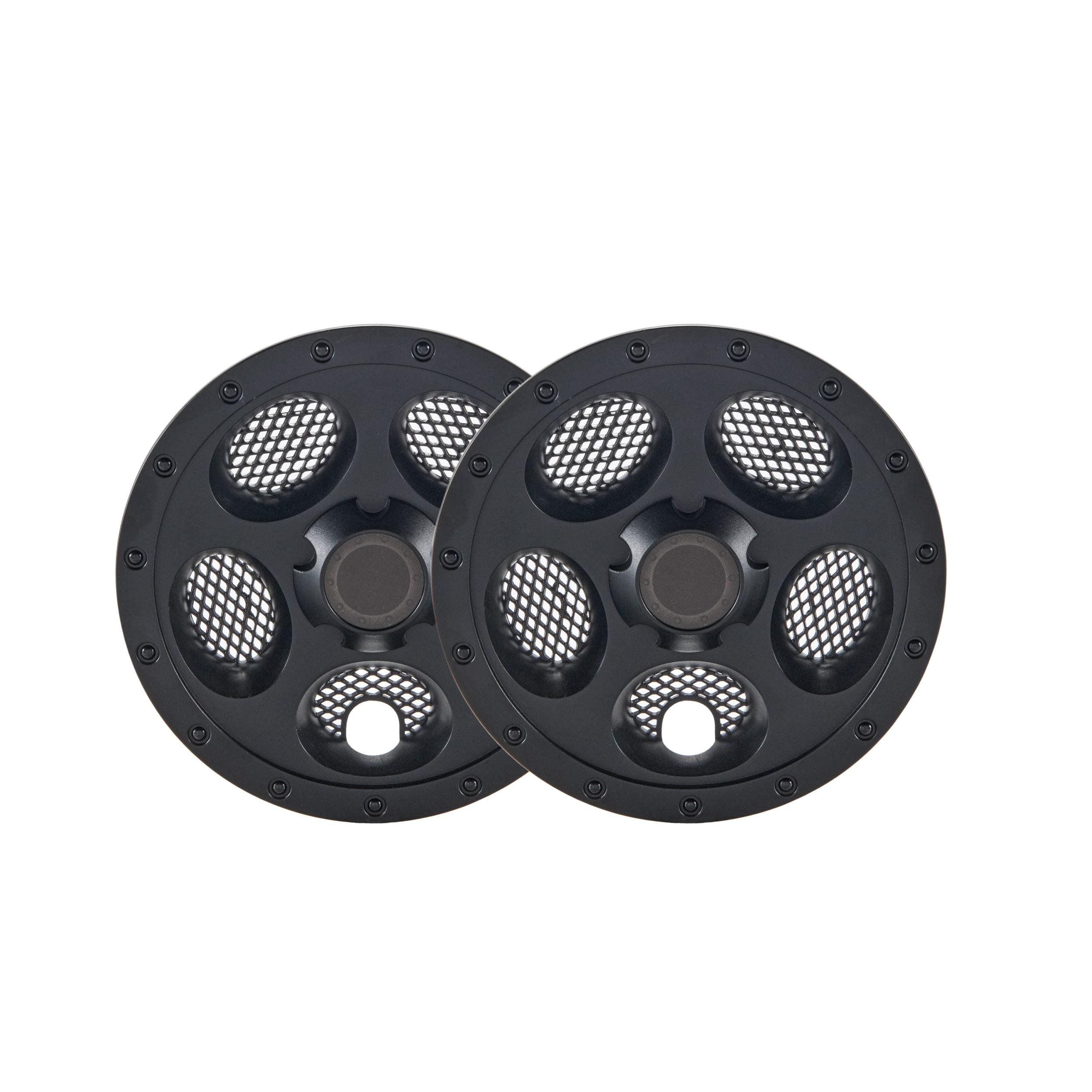 Good Vibrations - Wheelies - 6" Tractor Wheel Cover Set - Black