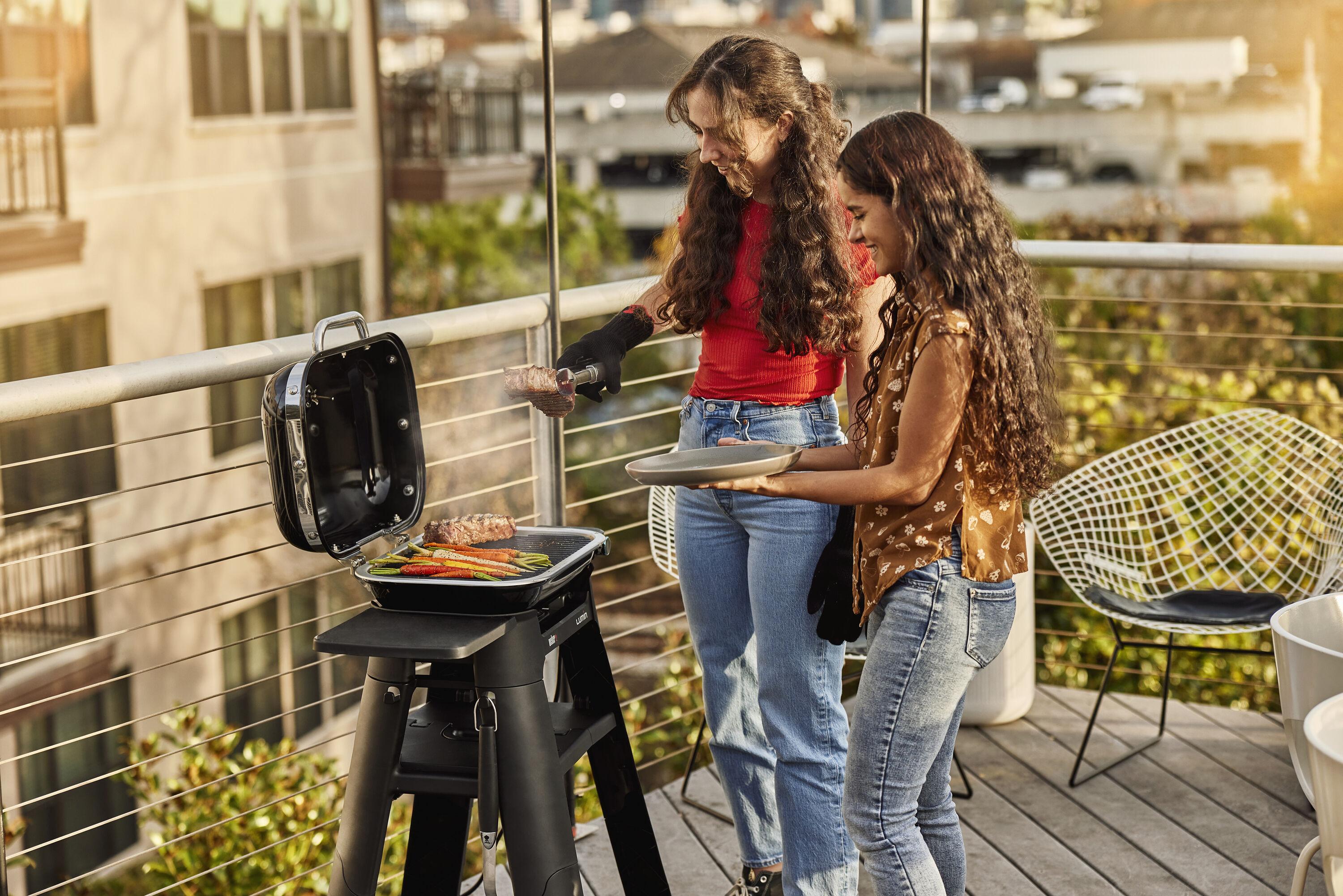 Weber Lumin Compact Electric Grill - Golden Yellow