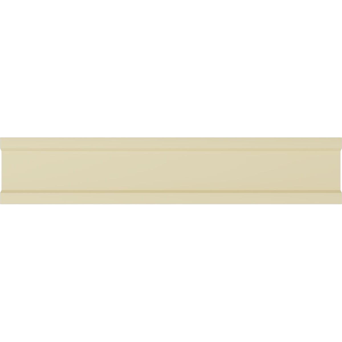 Ekena Millwork 3 1/2"H x 3/4"P x 94 1/2"L Benson Acanthus Leaf Chair Rail