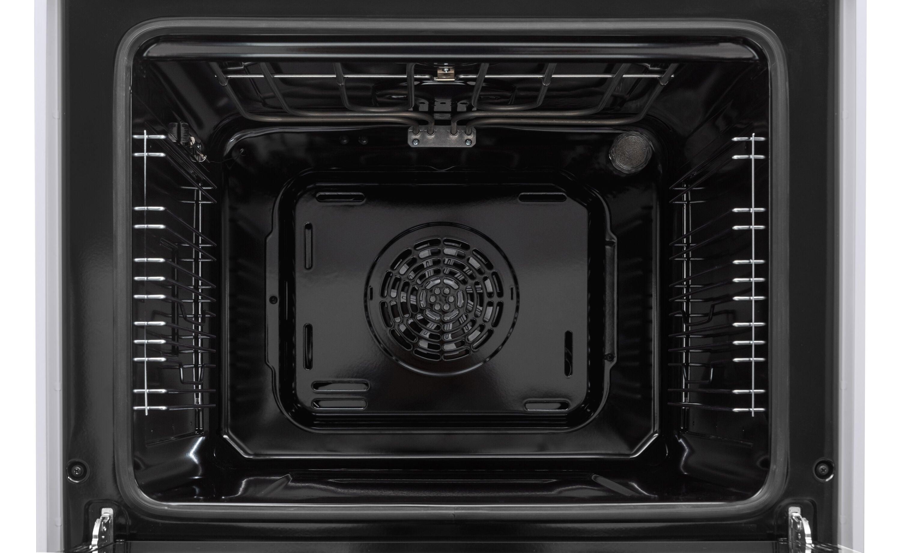 Premium Levella PREV2405VW 24" Vitroceramic Cooktop Electric Range with 4 Burners and 2.4 Cu. Ft. Single Convection Oven - White