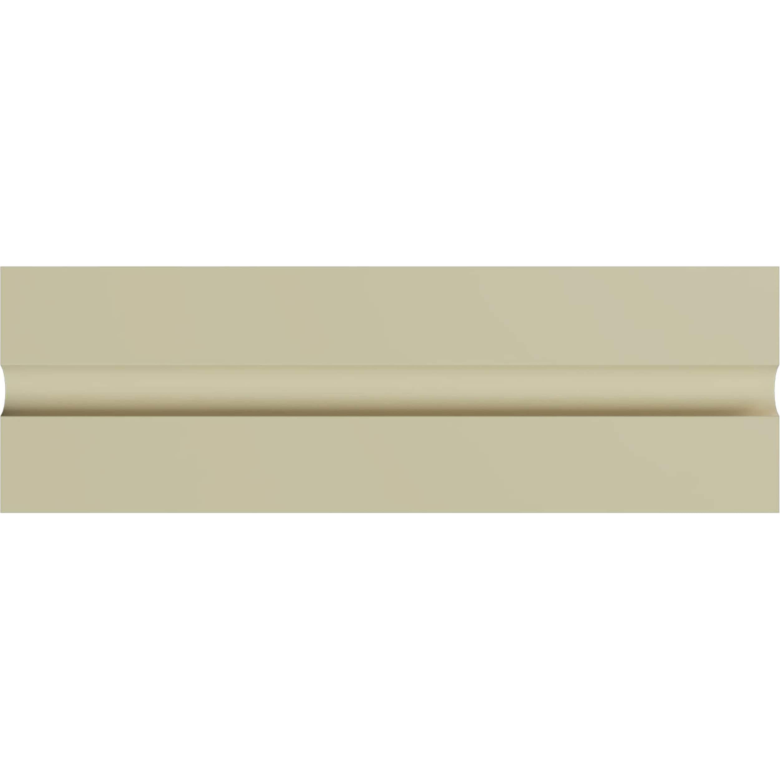 Ekena Millwork 4"H x 3/4"P x 94 1/2"L Gorleen Chair Rail (Set of 8)