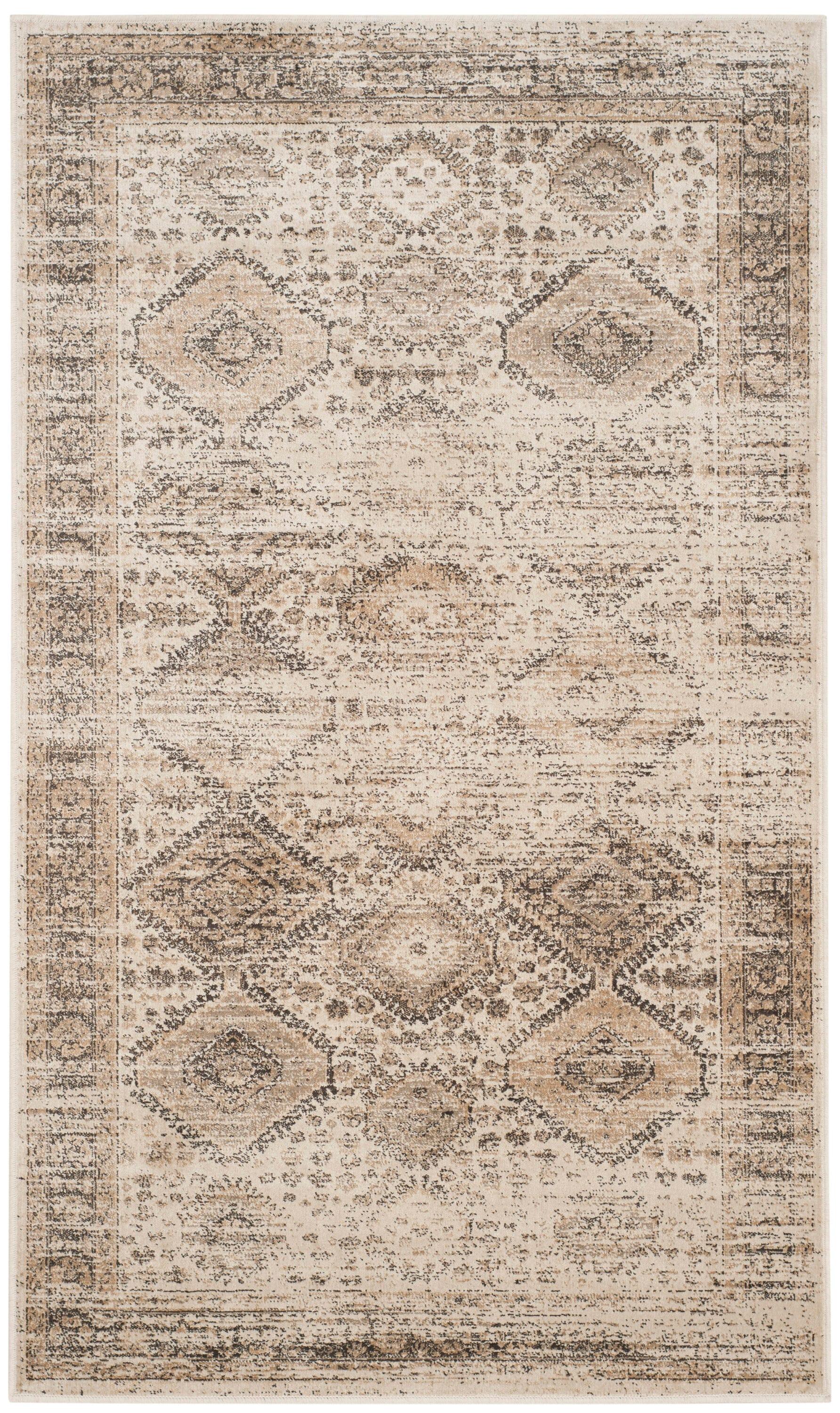 Vintage VTG118 Power Loomed Indoor Accent Rug - Stone - 2'x3' - Safavieh.