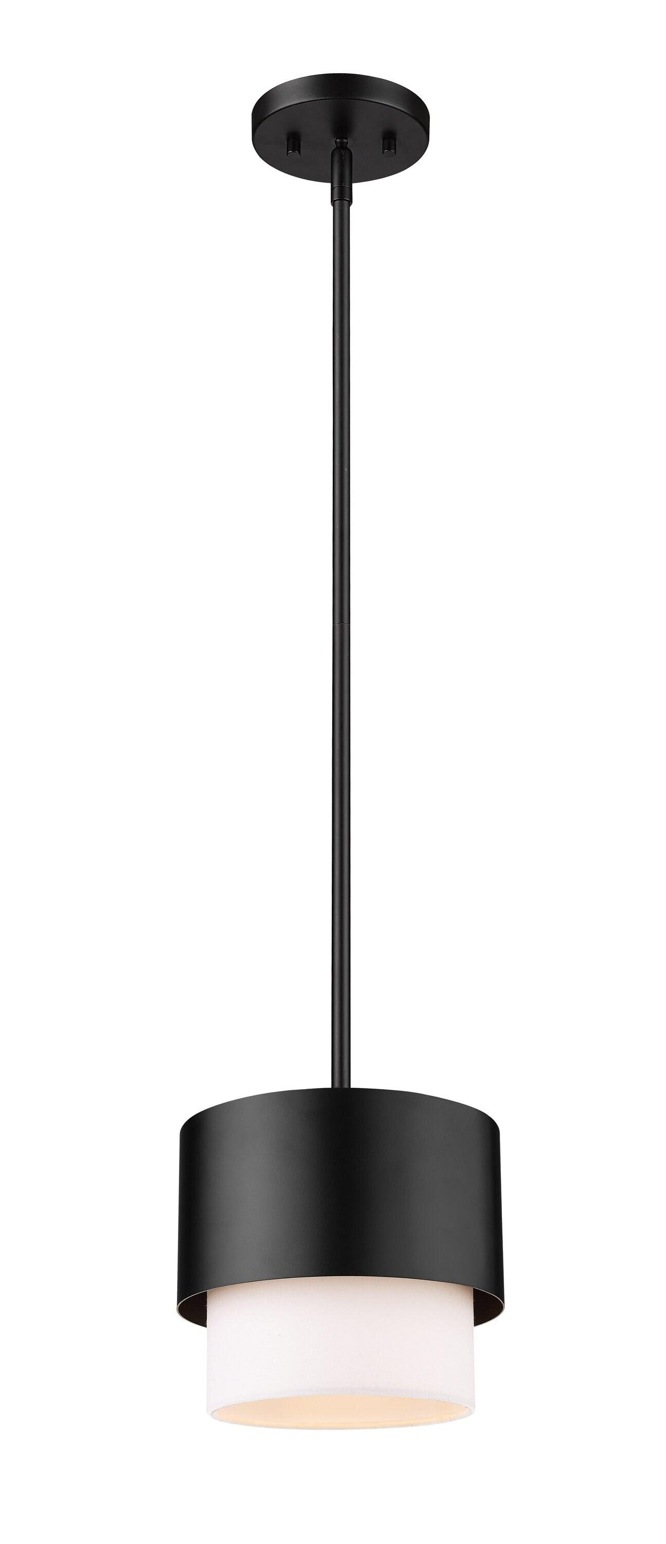 Z-Lite Counterpoint 1 - Light Pendant in  Matte Black