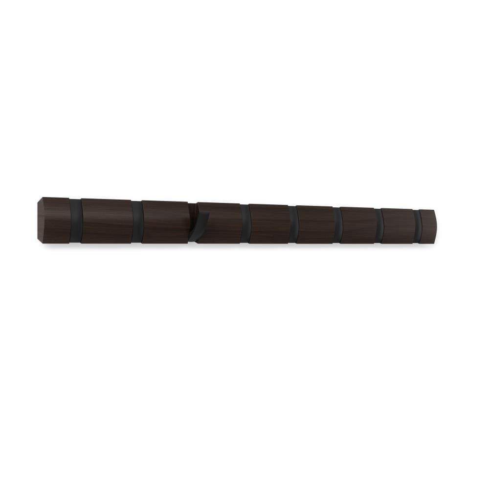 Umbra Flip Solid Wood Wall 8 - Hook Wall Mounted Coat Rack
