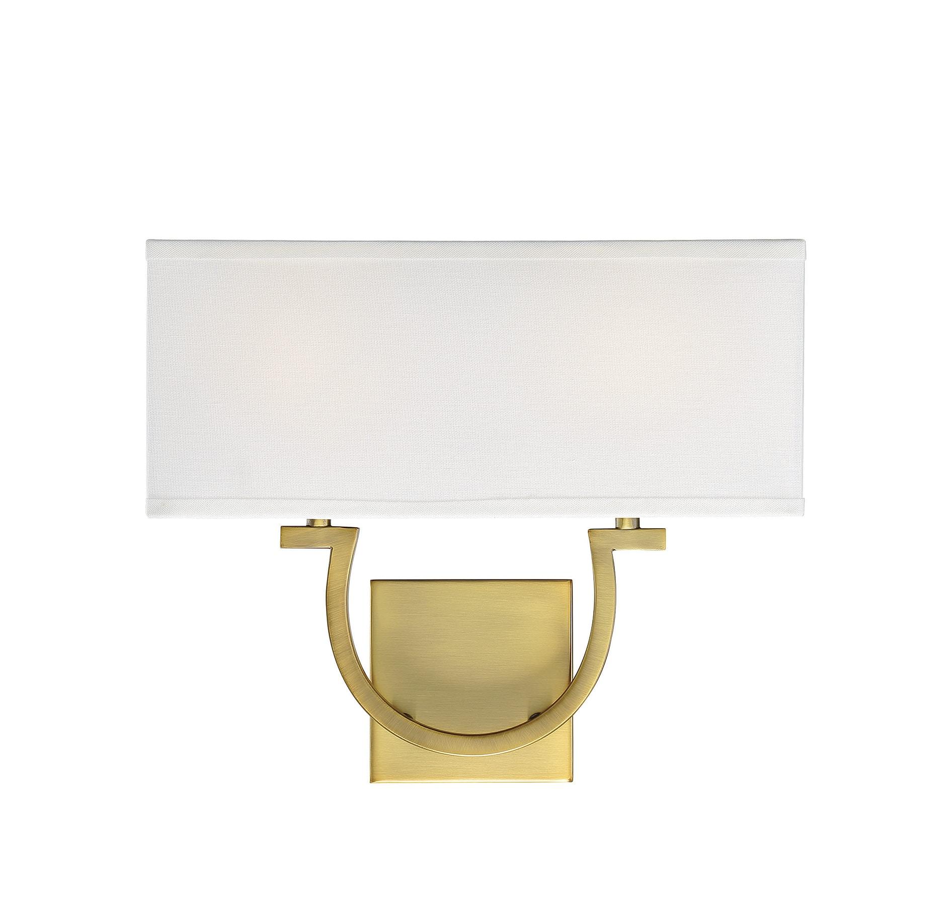 Savoy House Rhodes 2 - Light Wall Light in Warm Brass