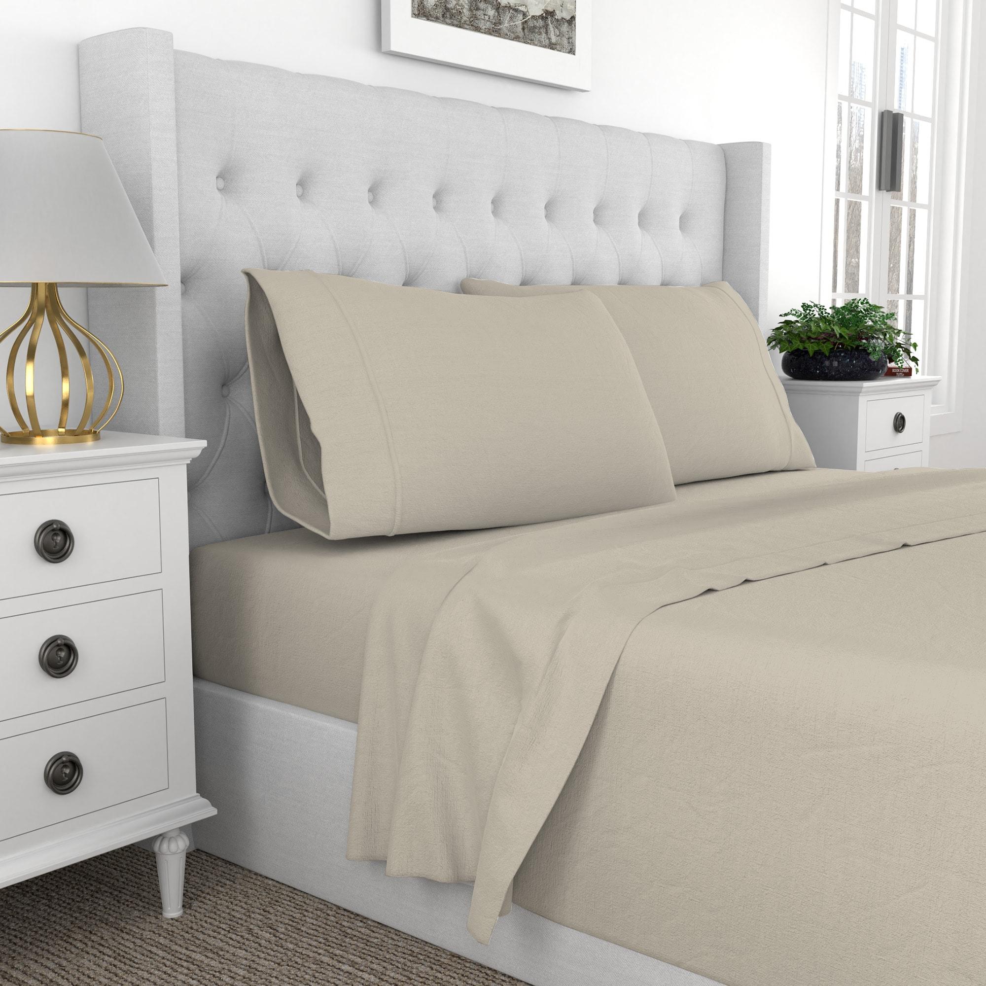 1200TC Premium Cotton-Blend Wrinkle-Resistant Sheet Set