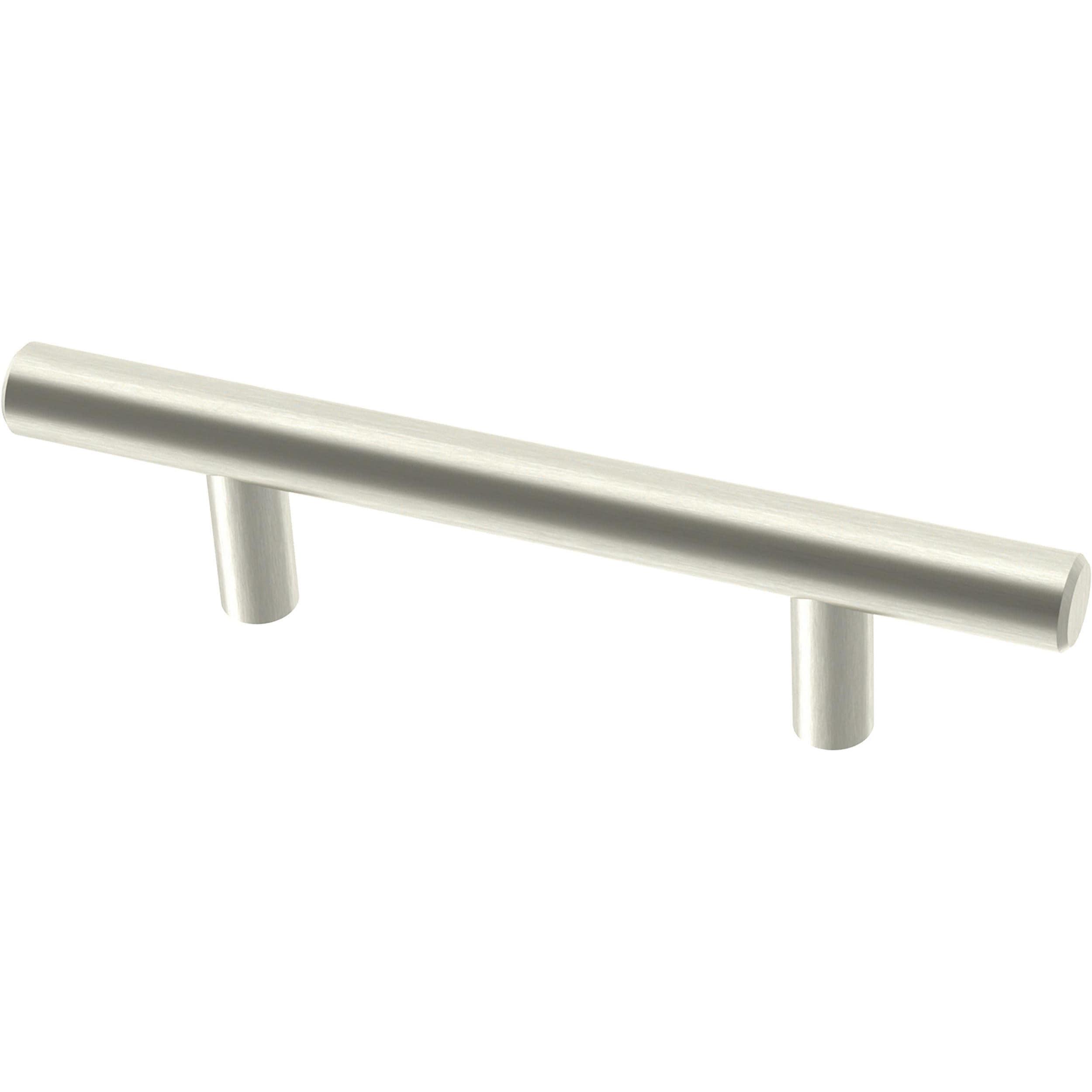 Brushed Stainless Steel Modern Cabinet Bar Pulls 5.39"