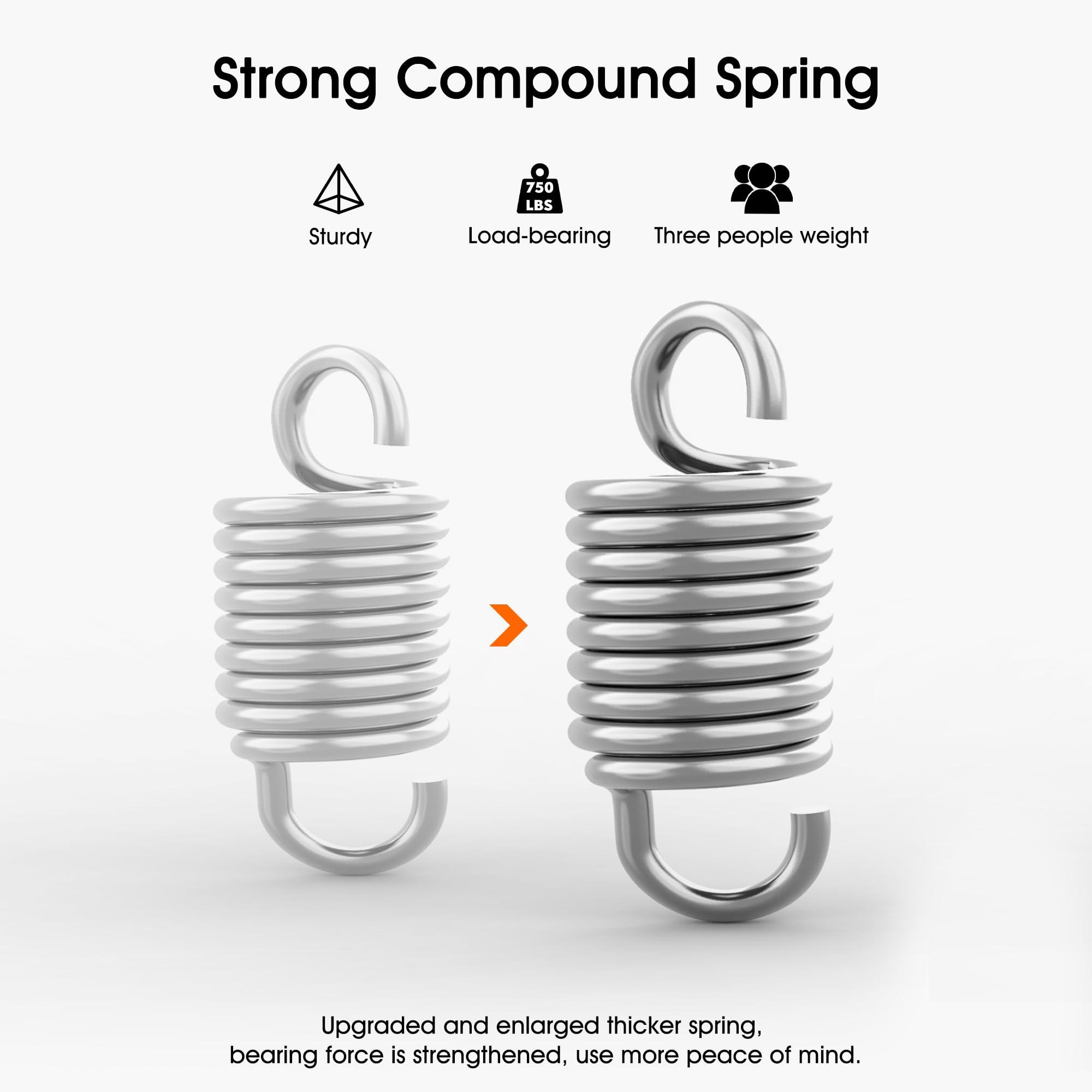 PURPLE LEAF 3-Seat Deluxe Outdoor Patio Porch Swing with Weather Resistant Steel Frame, Adjustable Tilt Canopy, Cushions and Pillow Included, Beige