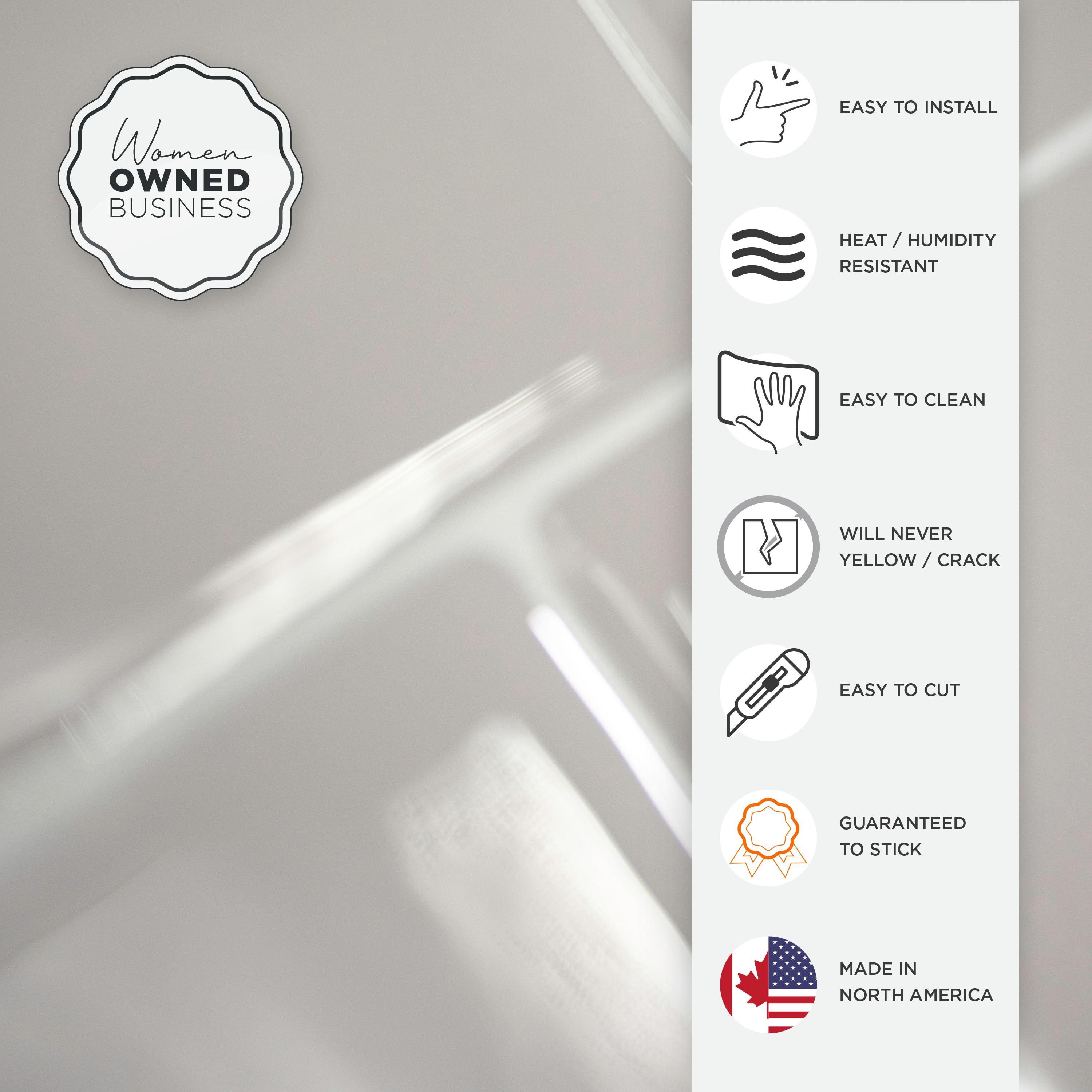 Peel and Stick Gel Backsplash Tile Metro 12'' x 8'' (Set of 4)