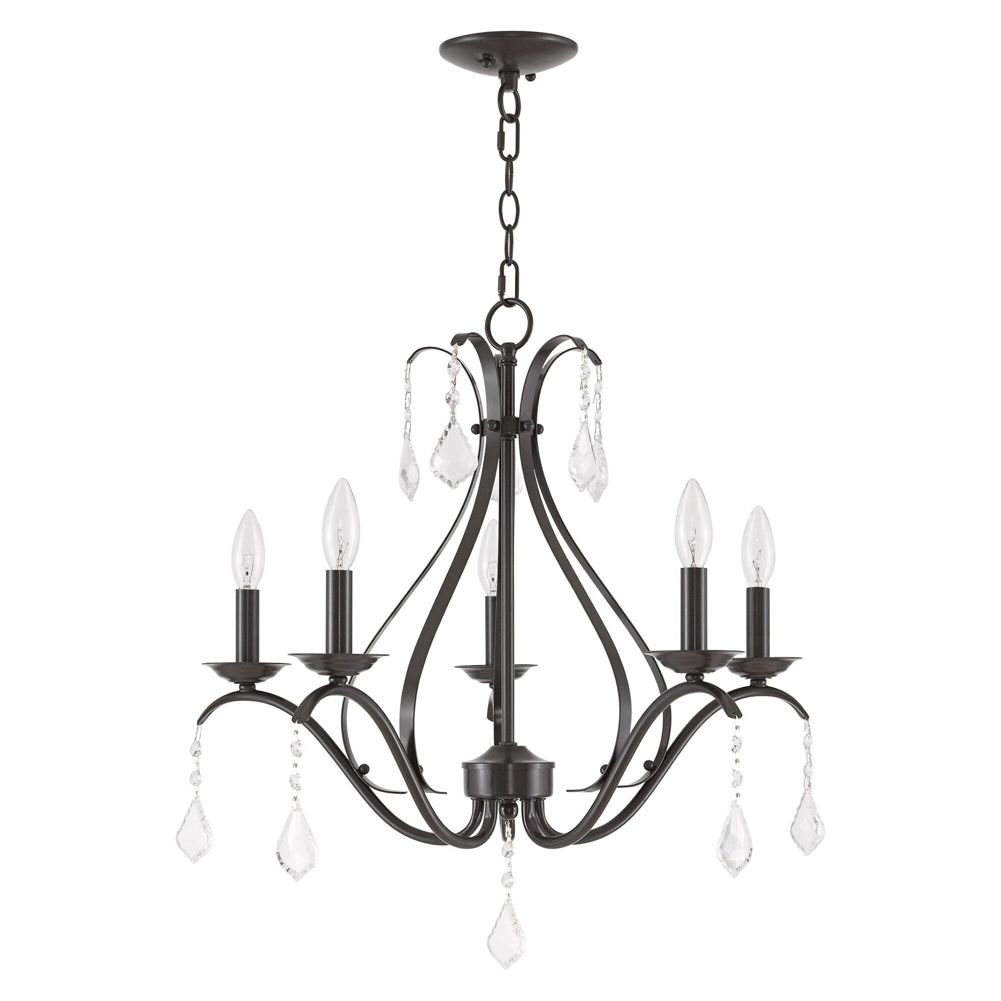 Livex Lighting Caterina 5 - Light Chandelier in  English Bronze