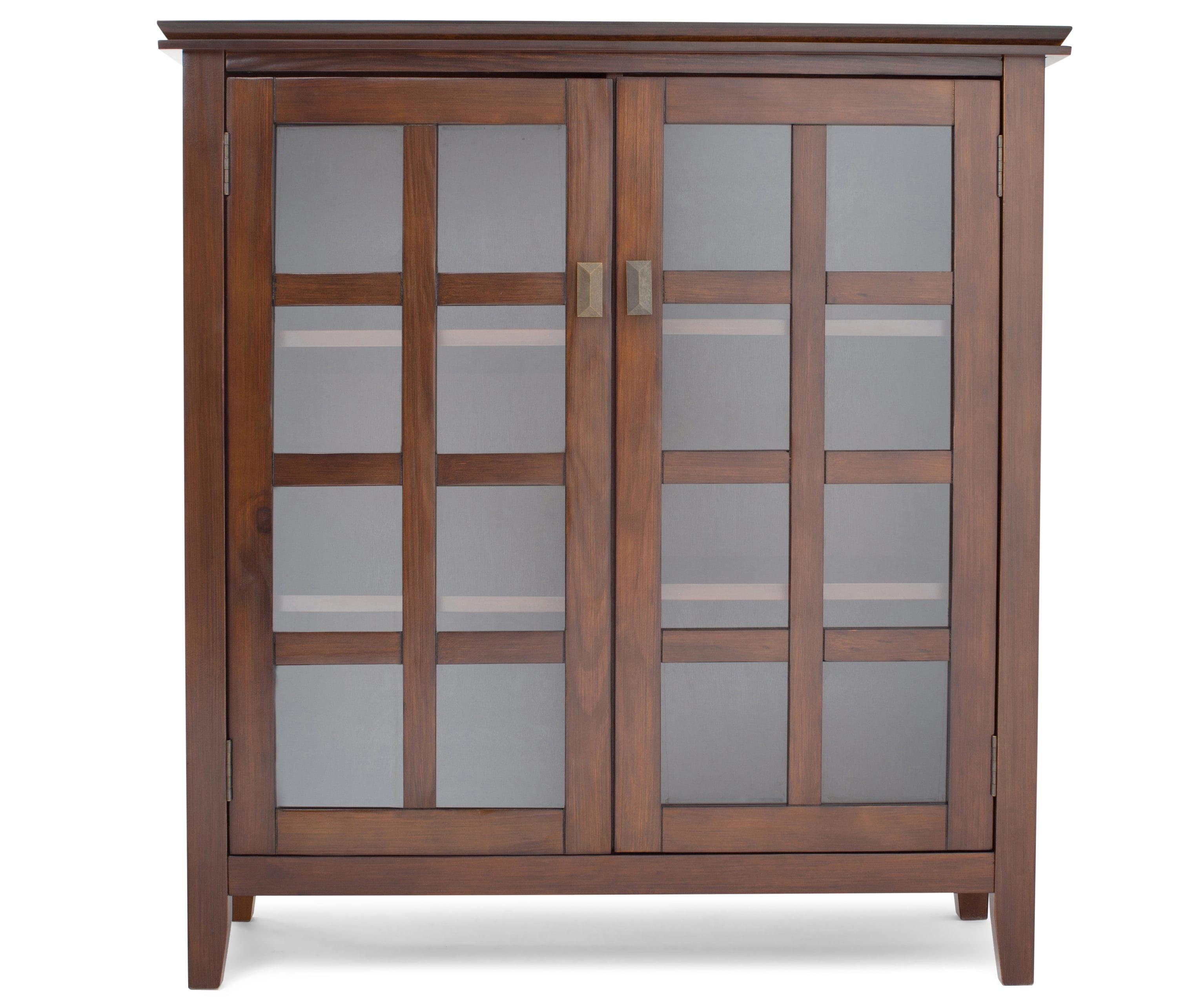 Simpli Home Artisan SOLID WOOD Medium Storage Cabinet