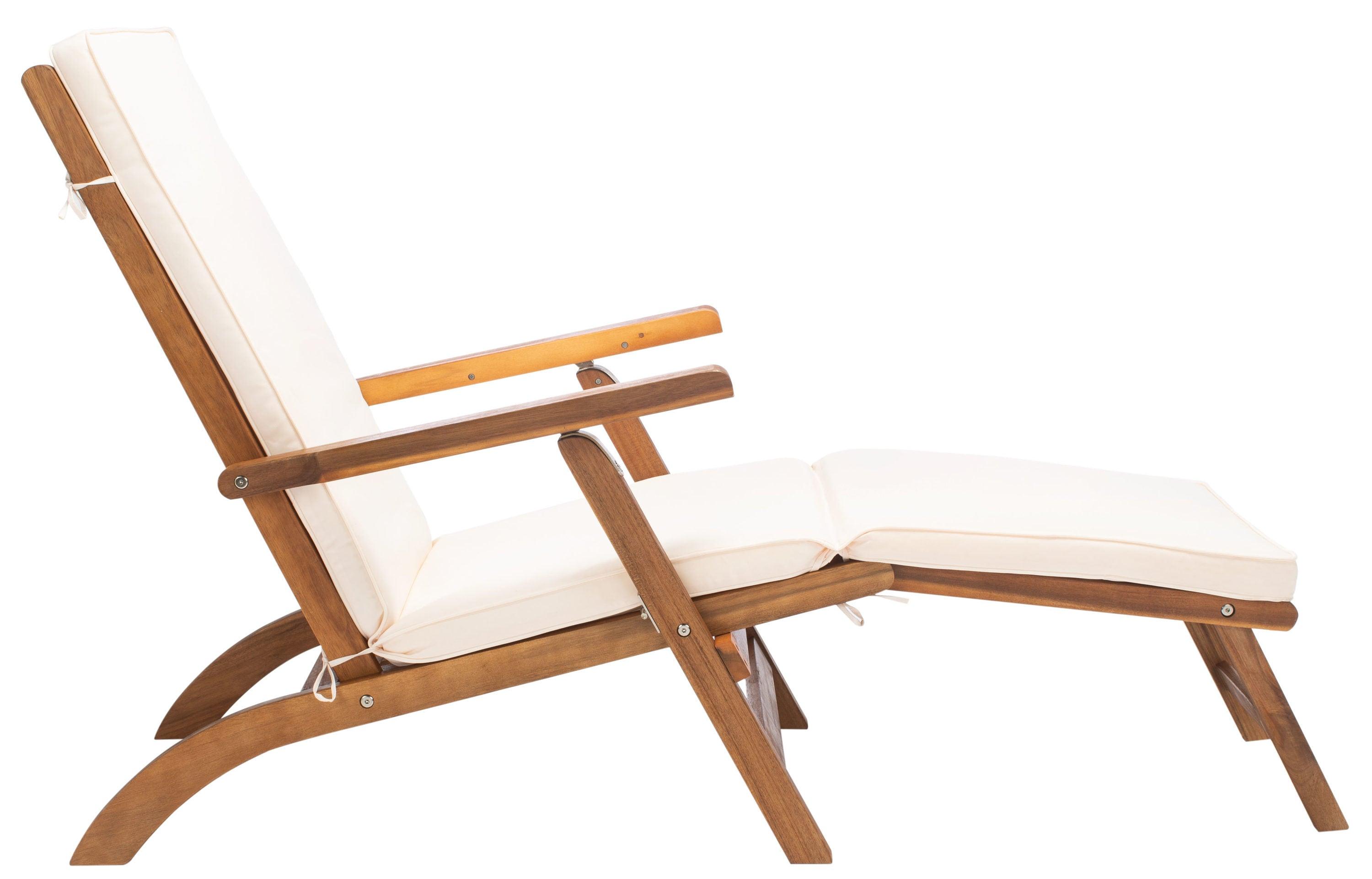 Palmdale Lounge Chair - Outdoor - PAT7015 - Natural/Beige -Safavieh