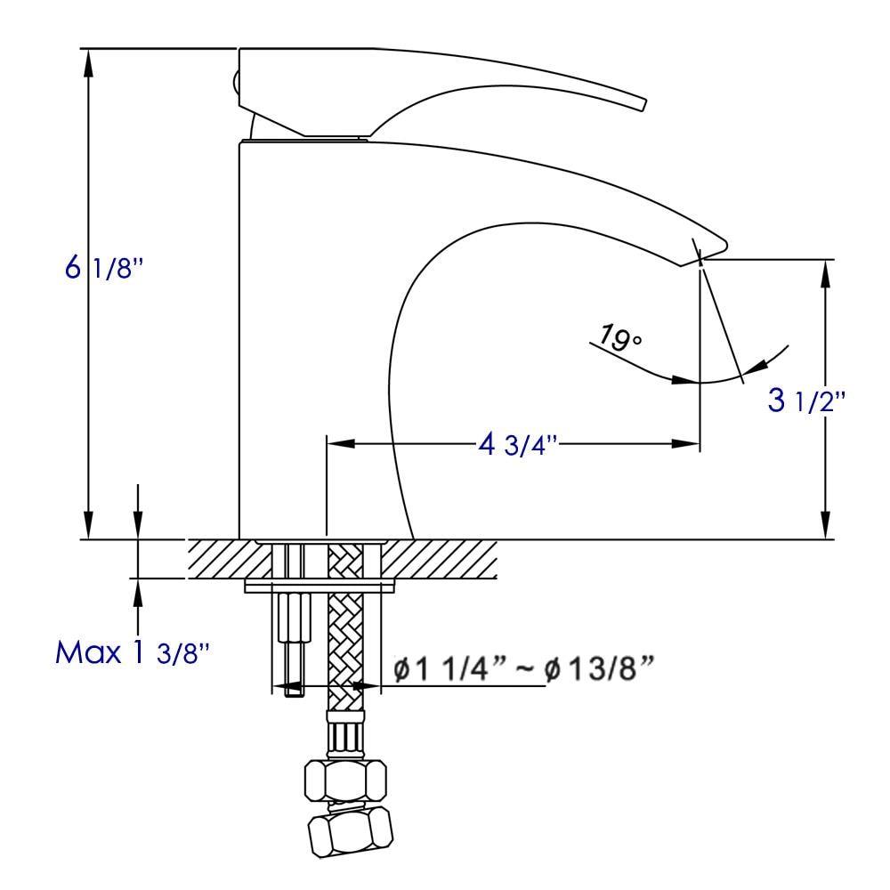 Single-Hole Bathroom Faucet